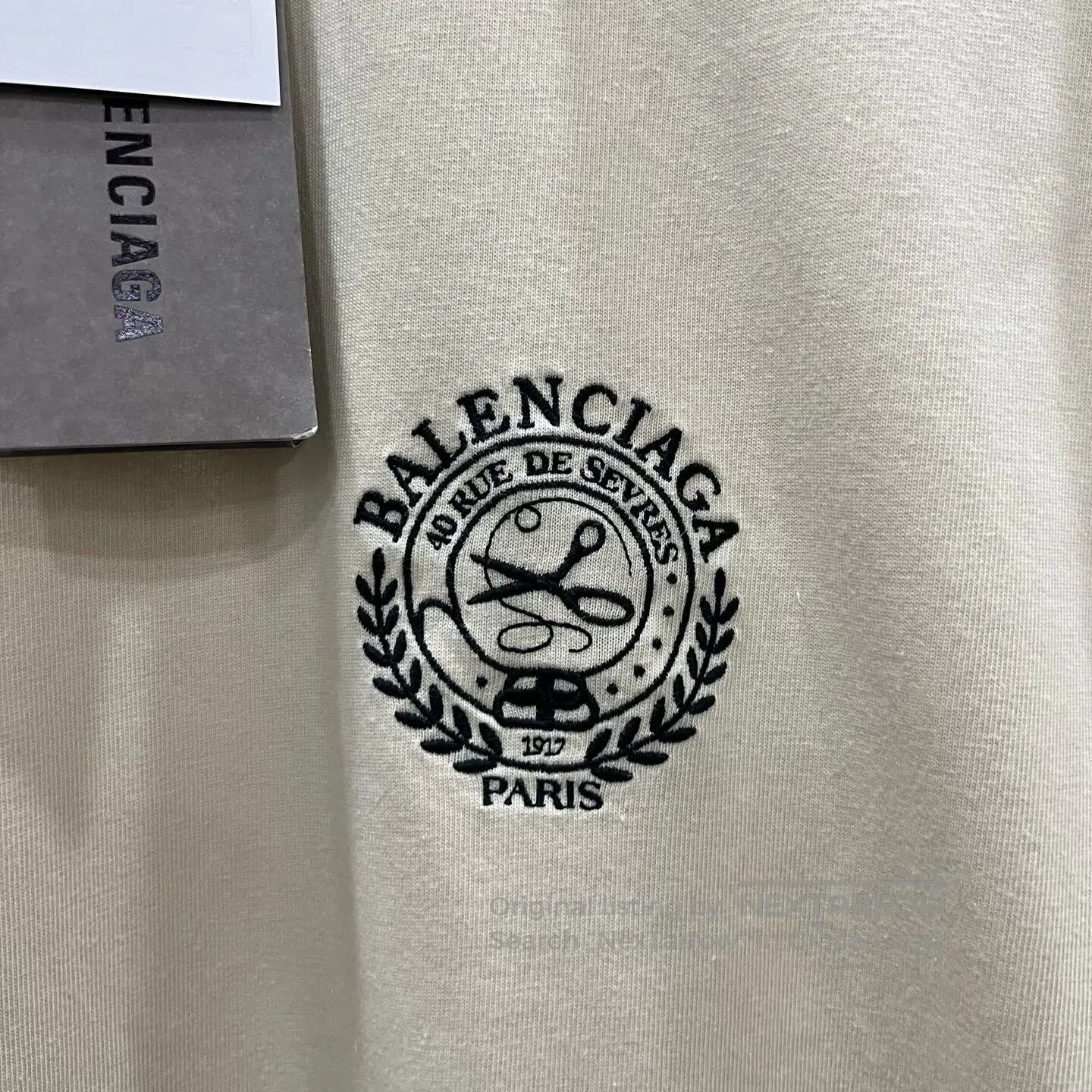 Balenciaga Balenciaga Scissors Embroidery LOGO Short Sleeve| Size US S / EU 44-46 / 1 - 2 Thumbnail