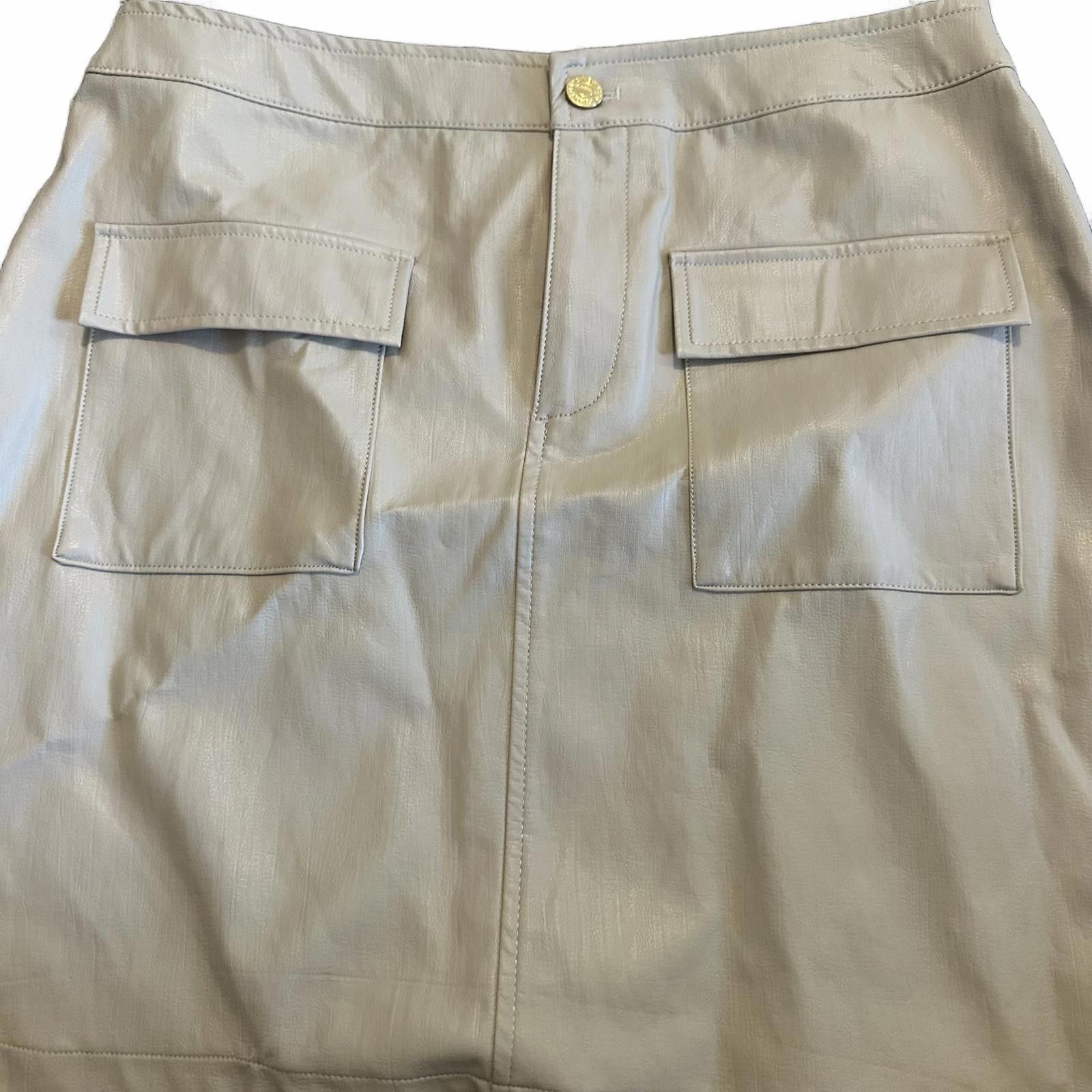 Designer Marc New York Women's A-Line Skirt with Pockets - Size 10 Size 32" / US 10 / IT 46 - 2 Thumbnail