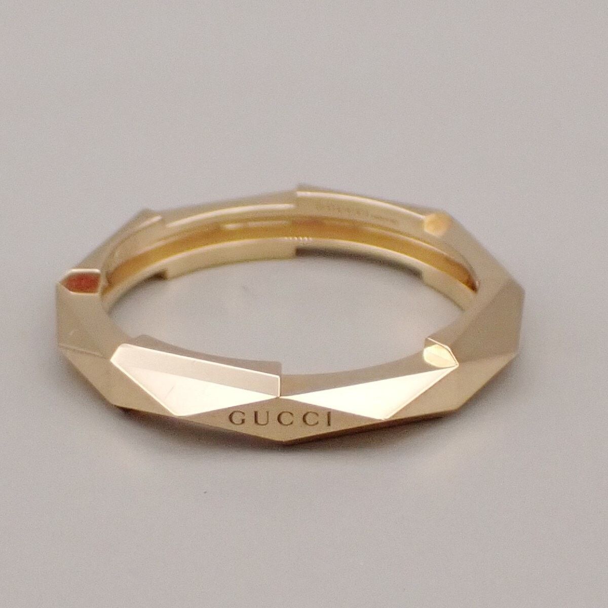 Gucci Yellow Gold Link To Love Studded 18k Yellow Ring Gold