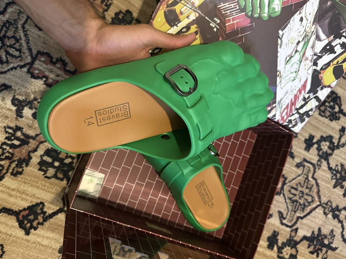 Bravest Studios Bravest FOOT CLOG “Hulk Style” Size US 14 / EU 47 - 5 Thumbnail