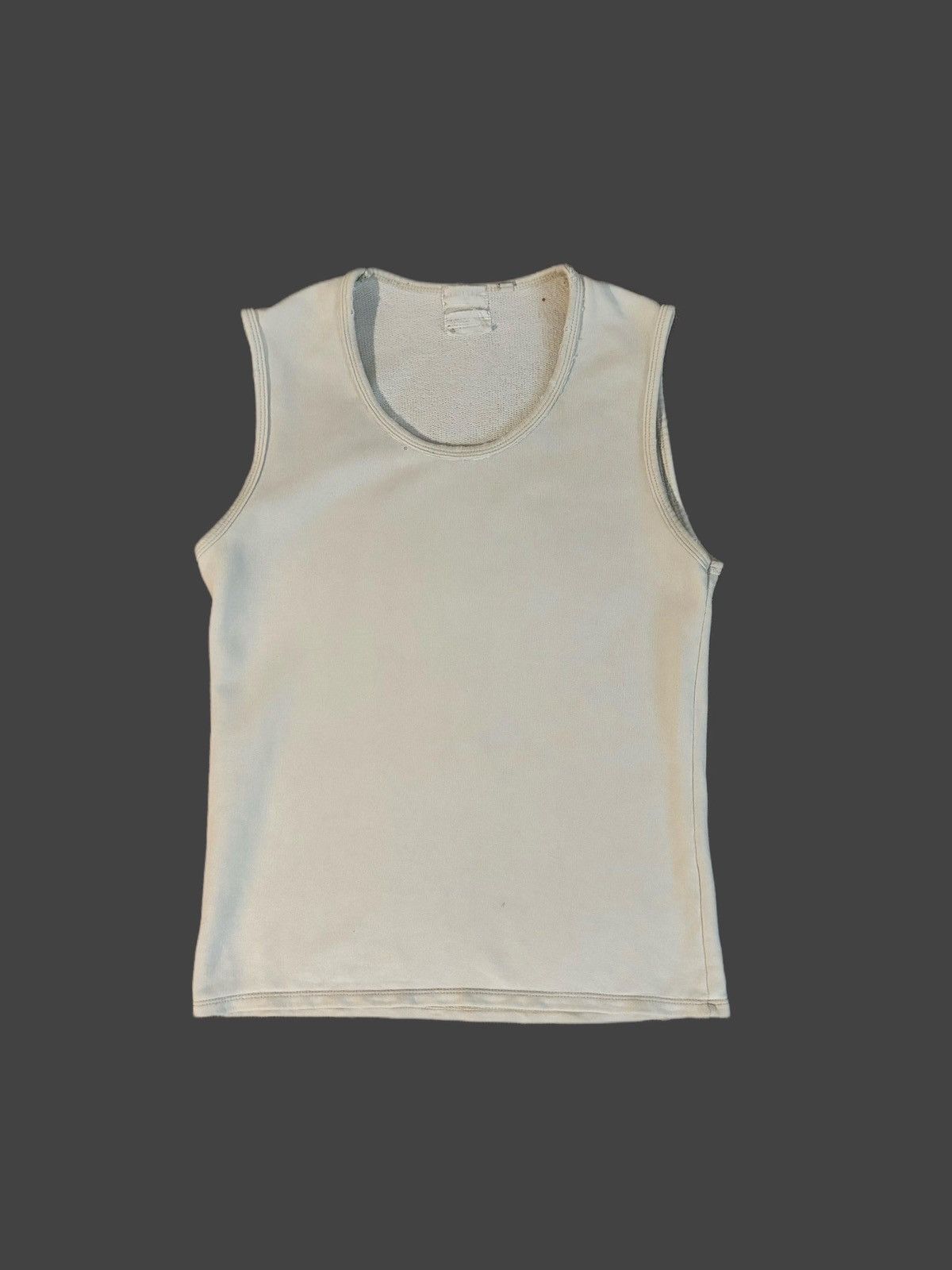 image of Helmut Lang Tank Top in Cream, Men's (Size Small)