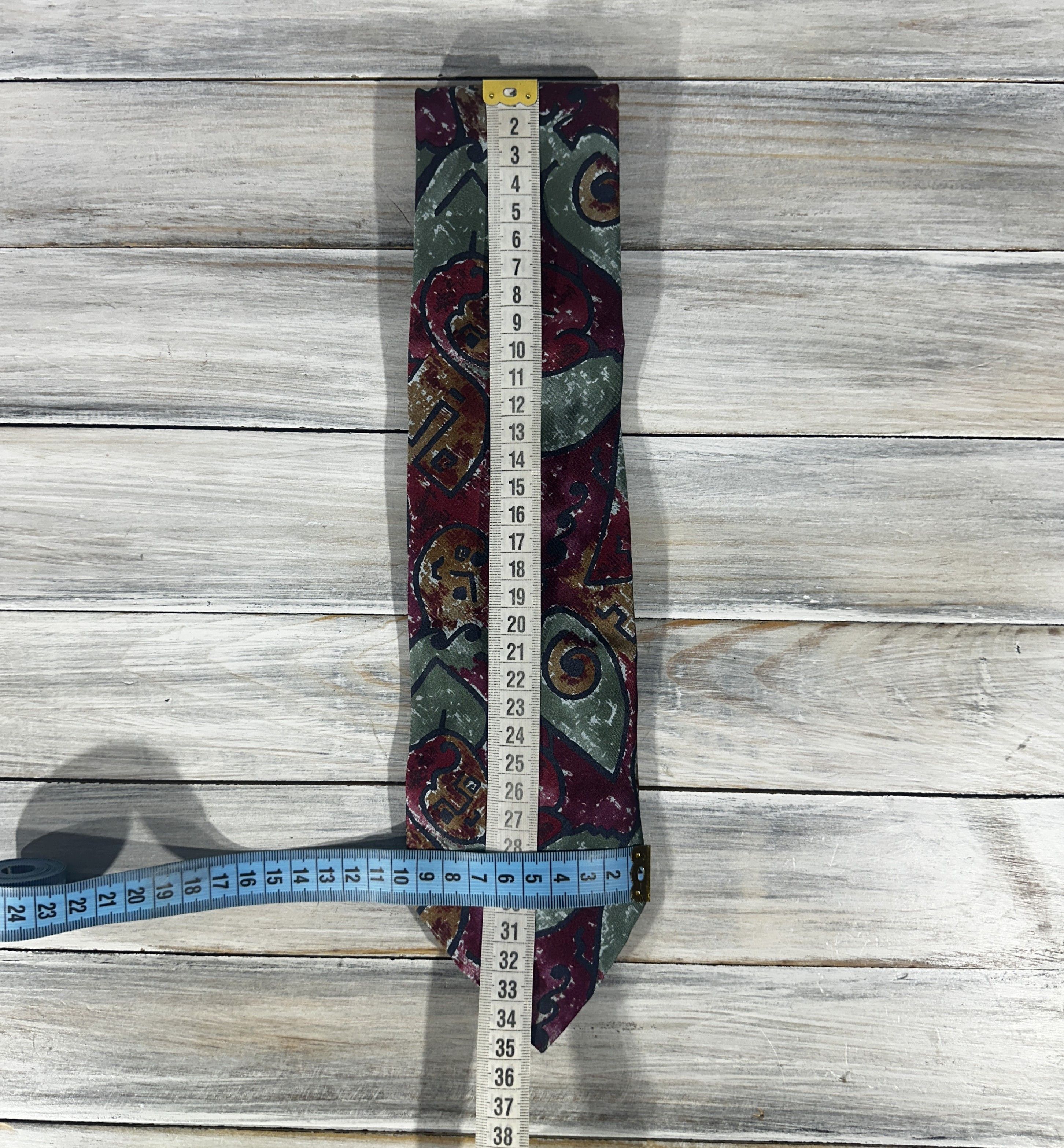 Pierre Cardin PIERRE CARDIN Paris Silk Tie Made In Great Britain Paisley Size ONE SIZE - 9 Thumbnail