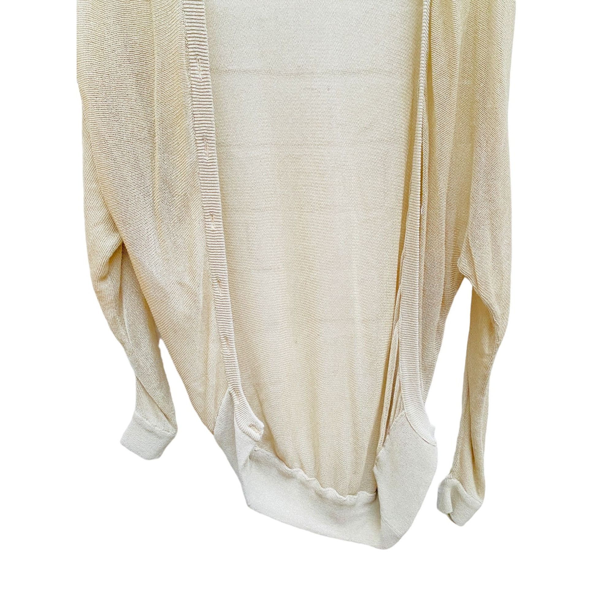Maison Margiela SS 2007 Beige Long Cardigan Size S / US 4 / IT 40 - 3 Thumbnail