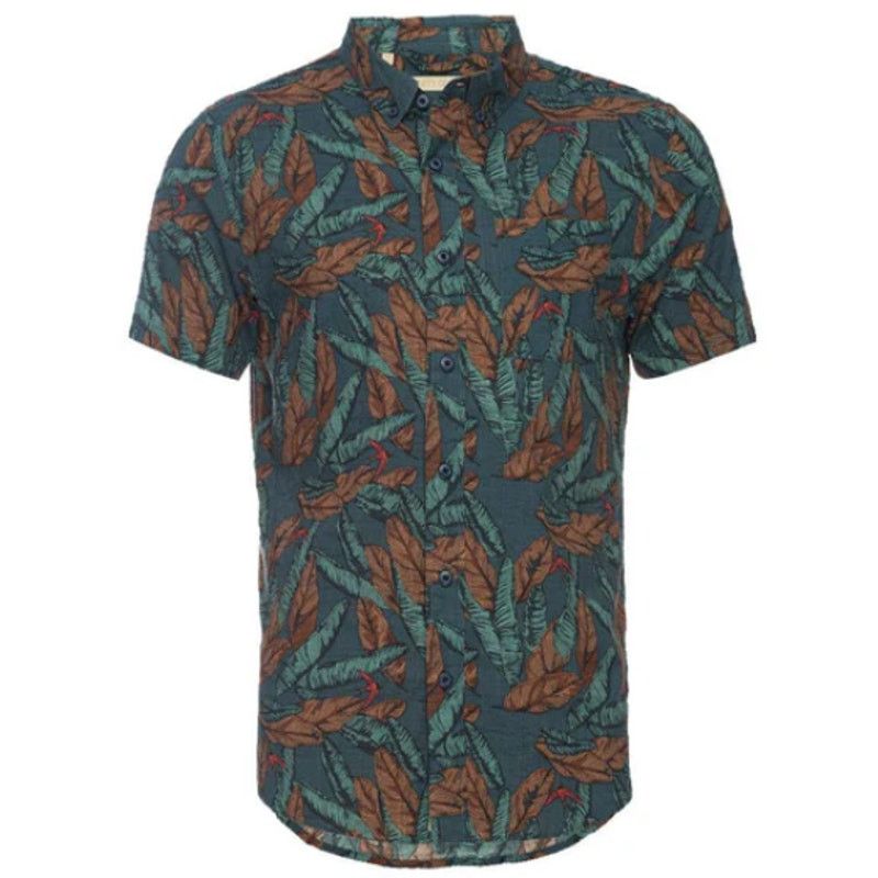 Other Nifty Genius Truman Button Collar Leaf Print Size US XS / EU 42 / 0 - 1 Thumbnail