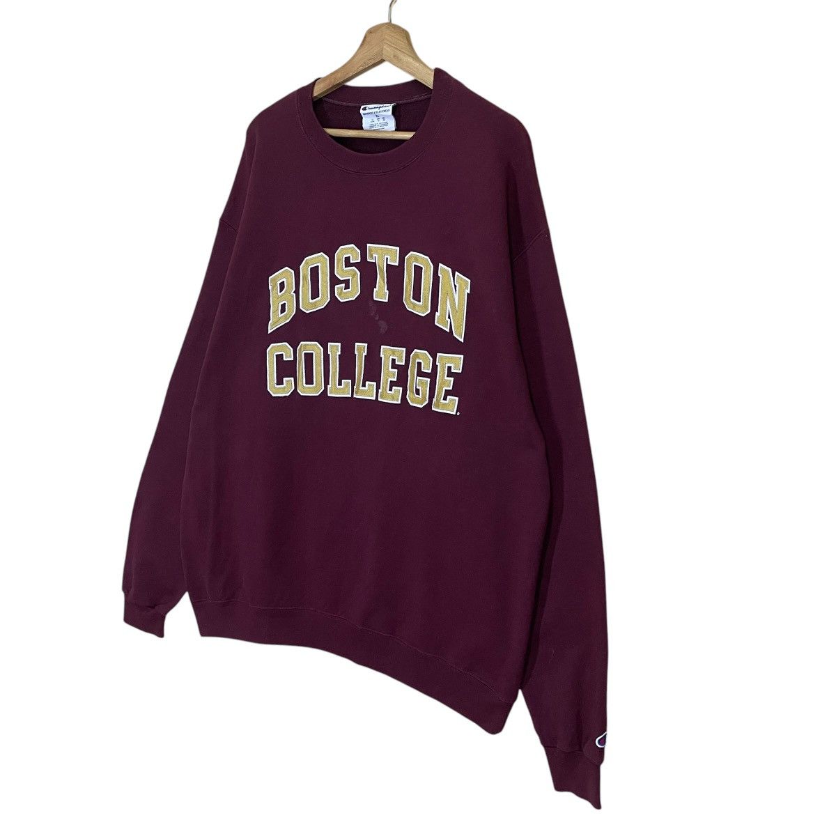 Champion × Vintage Boston Collage Embroidered Big Logo Crewneck Sweatshirt Size US XL / EU 56 / 4 - 3 Thumbnail