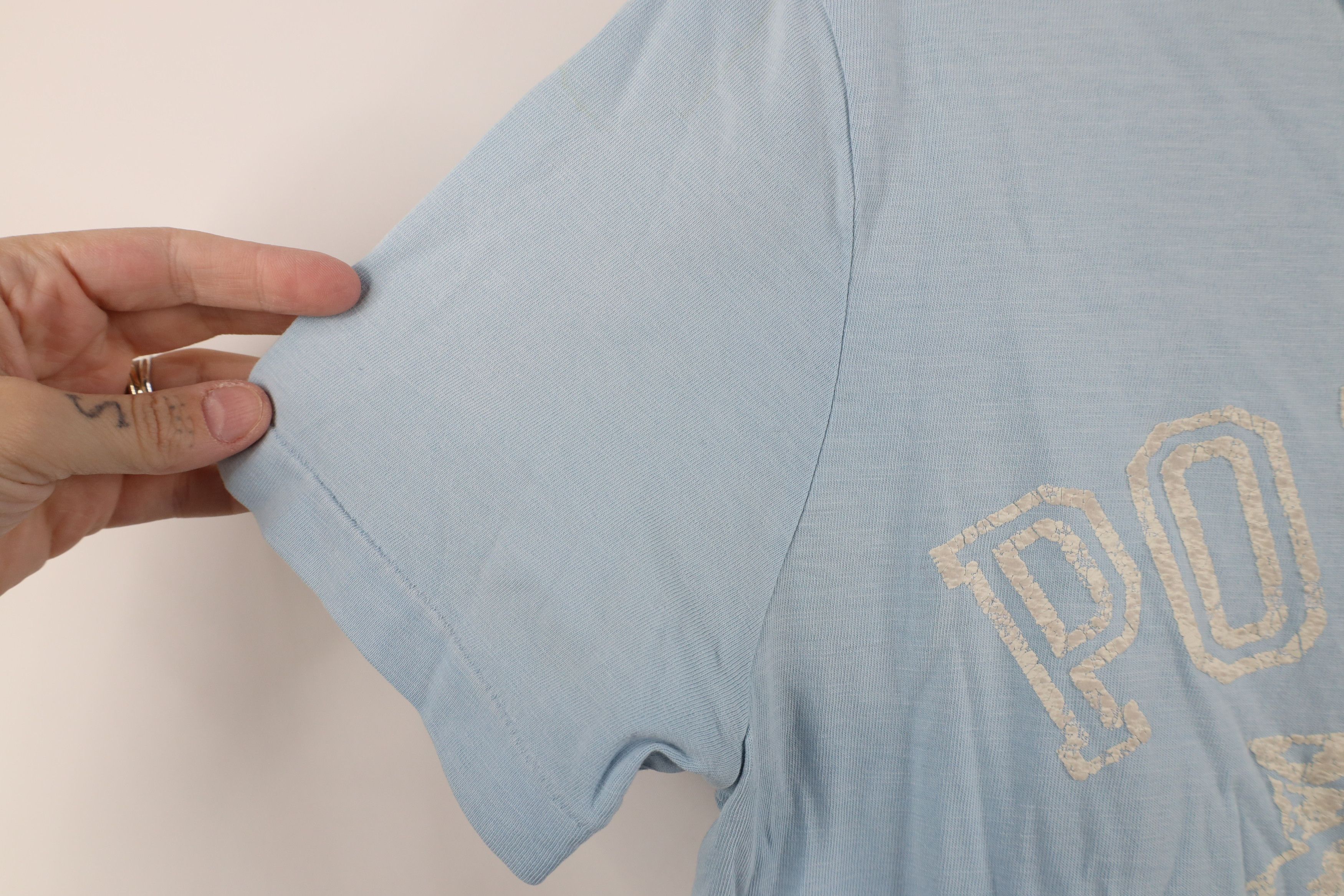 Ralph Lauren Ralph Lauren Custom Distressed Spell Out Tiger T-Shirt Blue Size US S / EU 44-46 / 1 - 7 Thumbnail