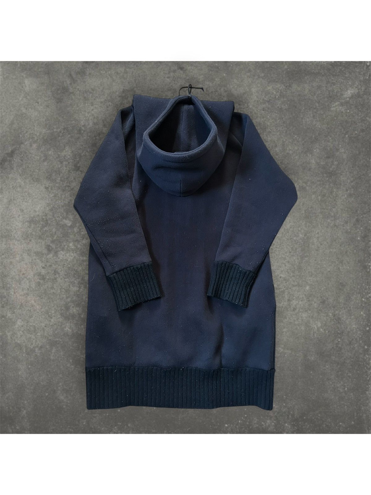 Vintage Yohji yamamoto long ninja hoodie sweatshirt Size US M / EU 48-50 / 2 - 2 Thumbnail