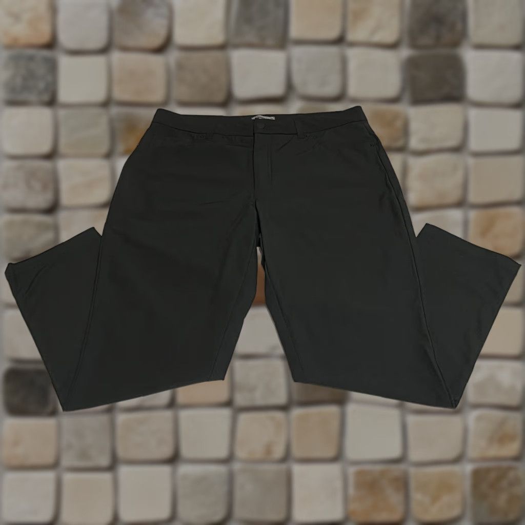 Vintage VRST Limitless 4-Way Stretch Athletic Chino Pants Mens 35x30 5-Pocket Black Regular Straight Modern Comfort Logo Tooling: 35x28 measurement note Size US 35 - 1 Thumbnail