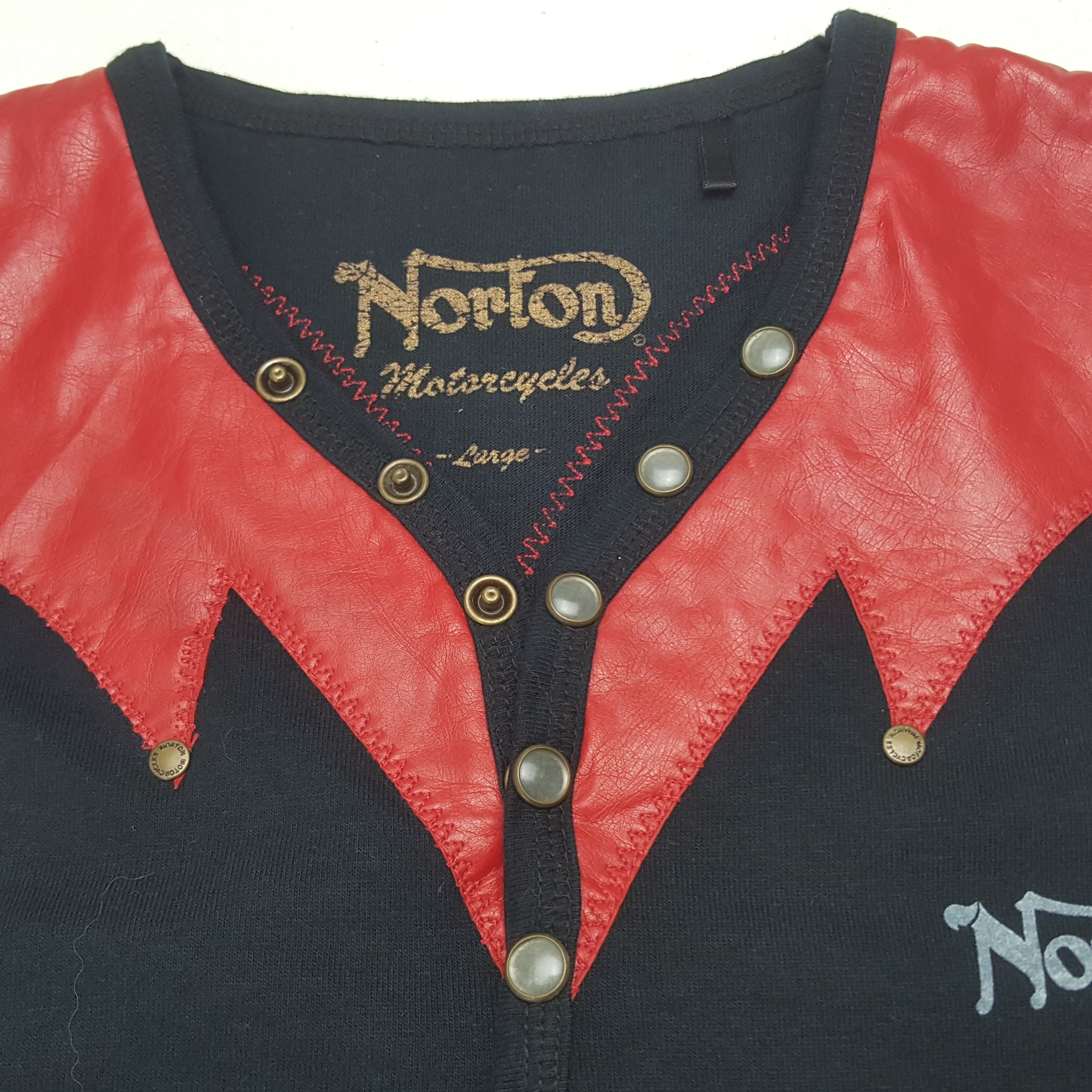 Norton × Vintage Vintage Norton Racing Motorsports Team Tshirt C285N1 Size US M / EU 48-50 / 2 - 5 Thumbnail