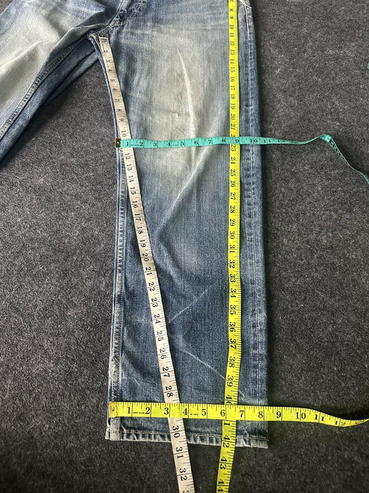 JNCO Baggy Scanner Fundamental Japan Denim 34x30 D226 Size US 34 / EU 50 - 14 Thumbnail