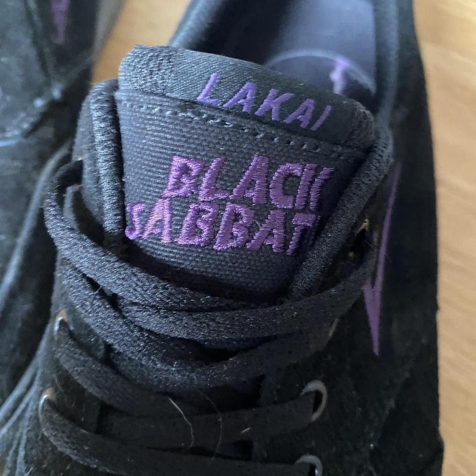 Lakai rare Lakai × Black Sabbath Riley III 3 Black Suede Size US 10 / EU 43 - 4 Thumbnail