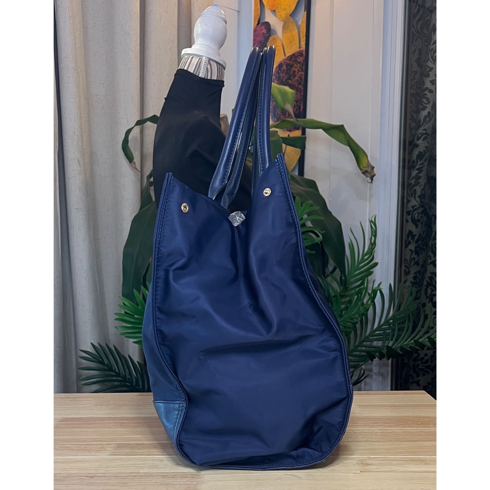Tory Burch ✺✺ AUTHENTIC TORY BURCH Blue Ella with Stitched Logo ✺✺ Size ONE SIZE - 5 Thumbnail