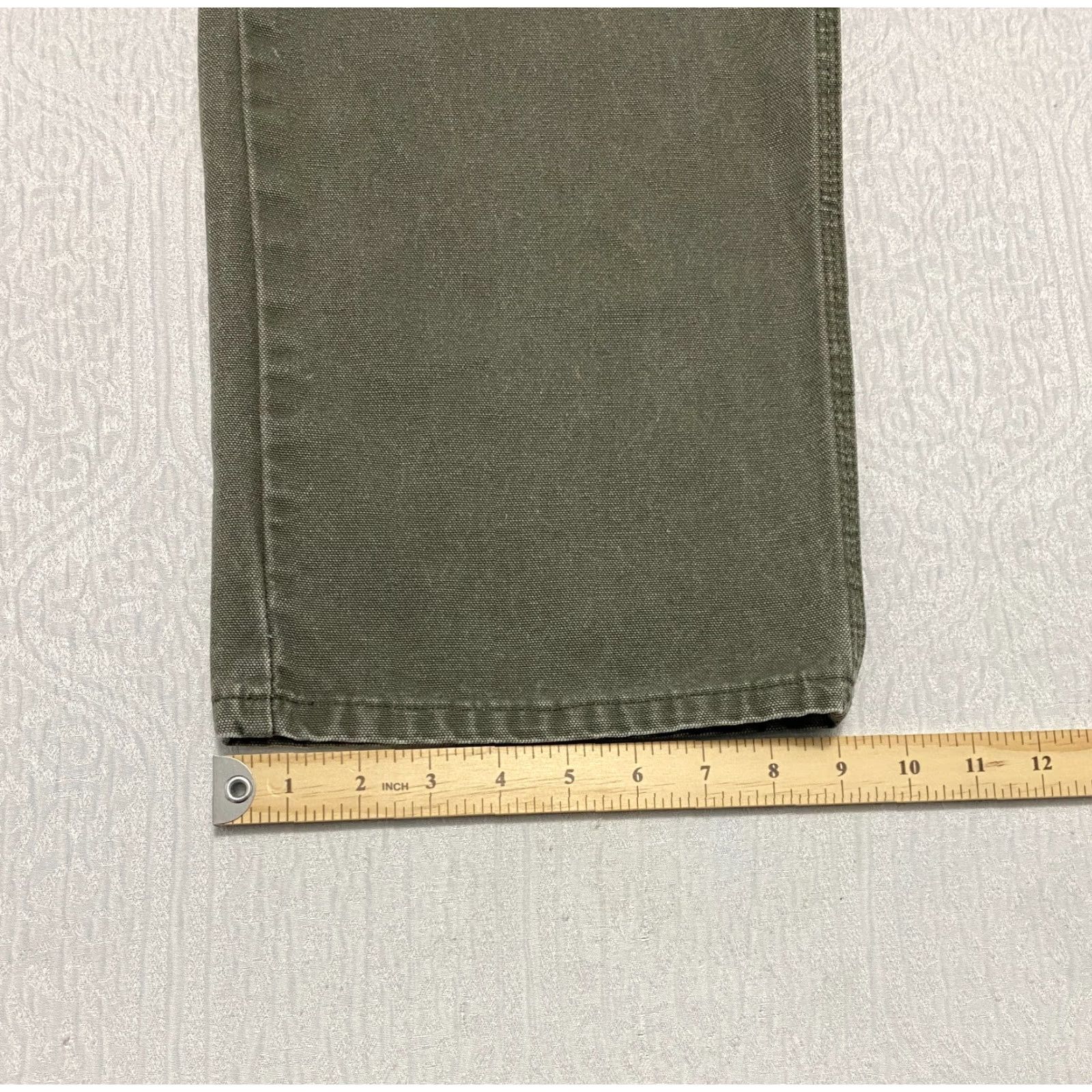 Dickies Dickies Carpenter Duck Pants Men’s 40×30 Rinsed Moss Green Heavyweight Relaxed Workwear Straight 40 Inseam Jeans? Size US 40 / EU 56 - 6 Thumbnail