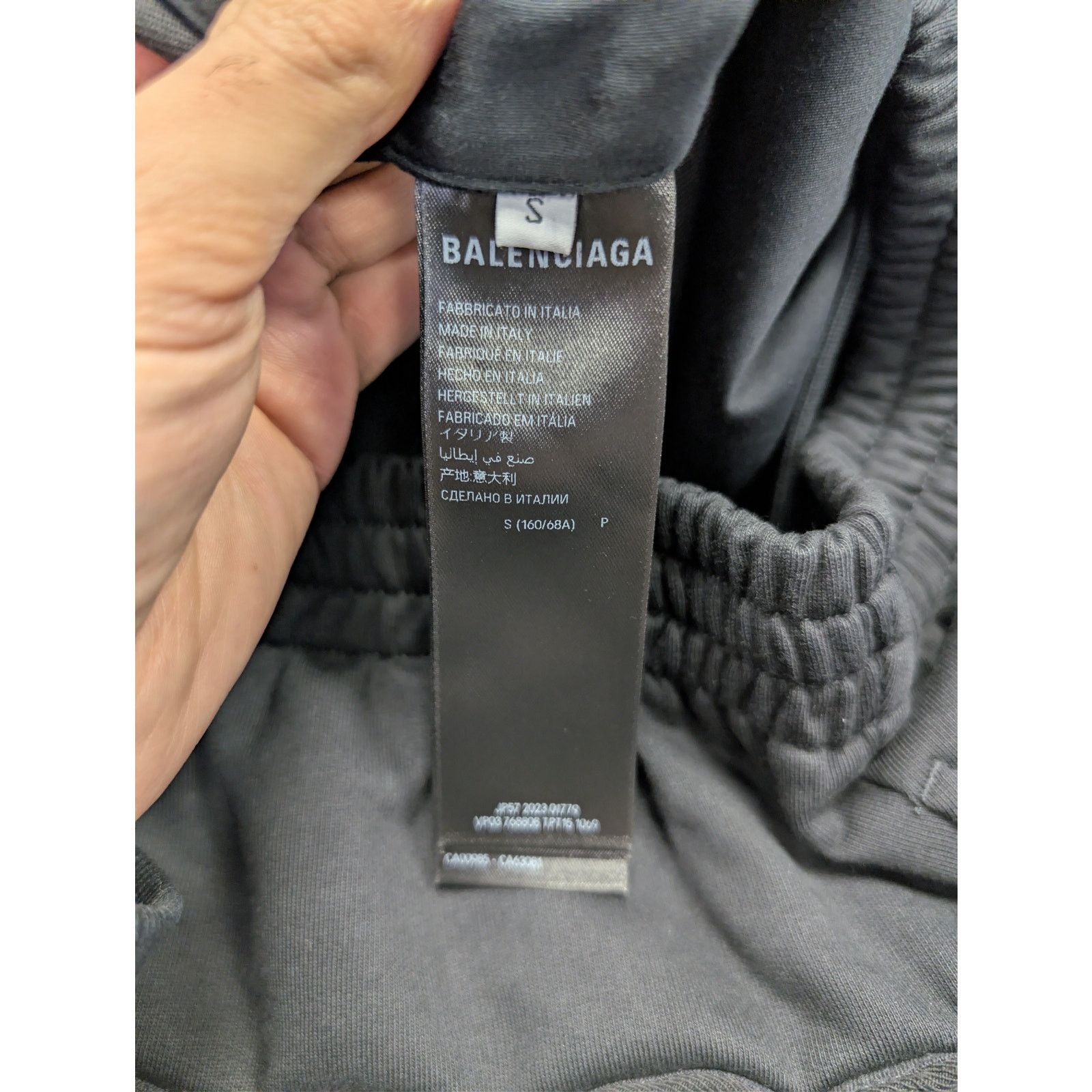 Balenciaga o1rshd1 Dry Wool Twill Hybrid Tailoring Pants in Black Size US 30 / EU 46 - 17 Thumbnail