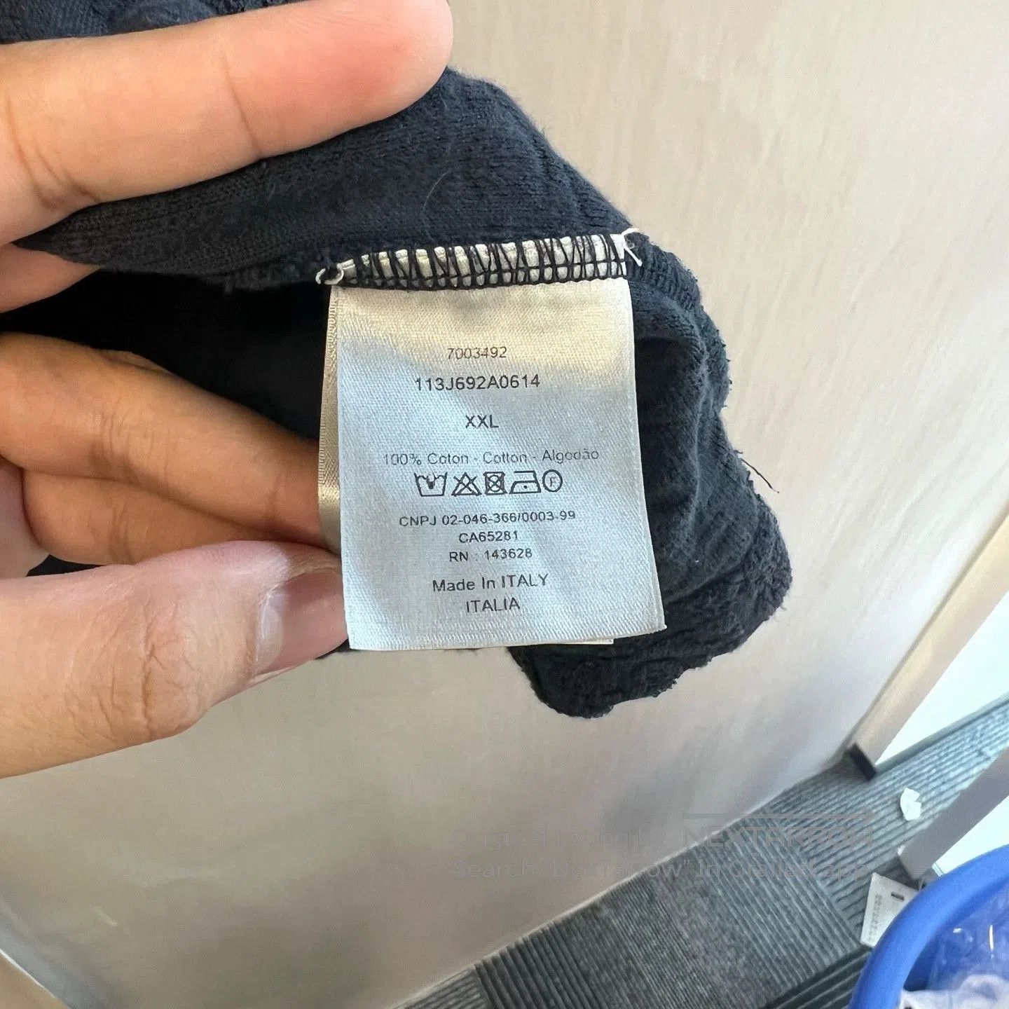 Dior dior black and blue towel short sleeve shirt. Size US XXL / EU 58 / 5 - 4 Thumbnail