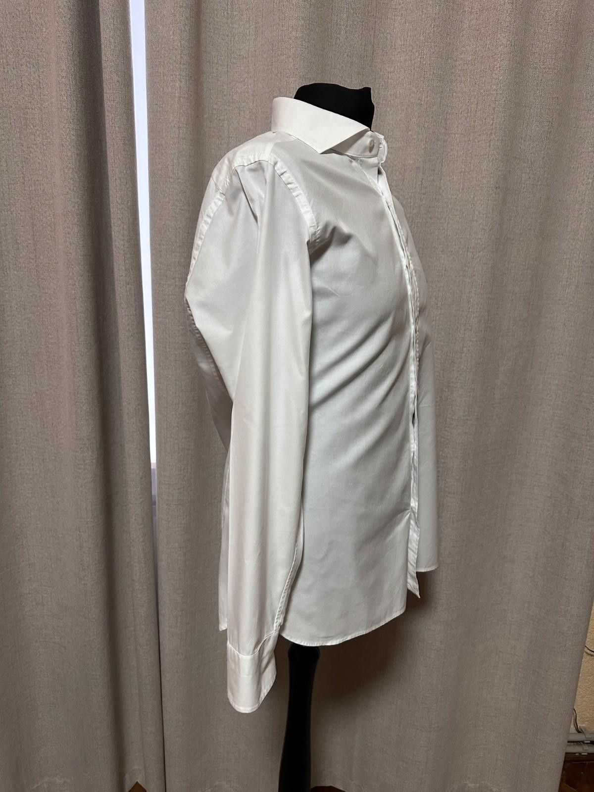 Tom Ford Tom Ford White Cotton Dress Shirt Size 42 Italy Made Size 42R - 5 Thumbnail