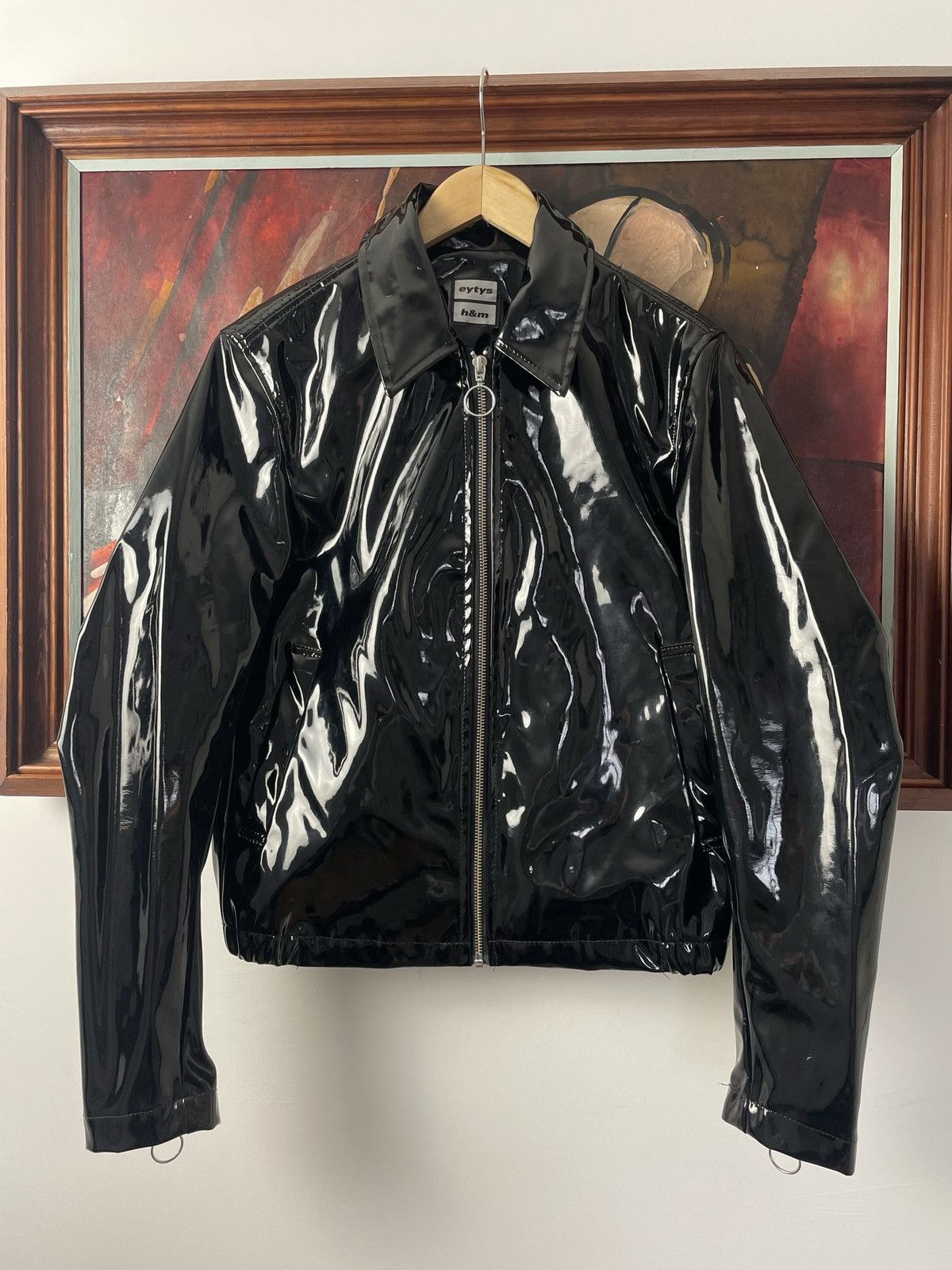 Eytys Eytys Buck Tar leather style coated denim jacket | Grailed