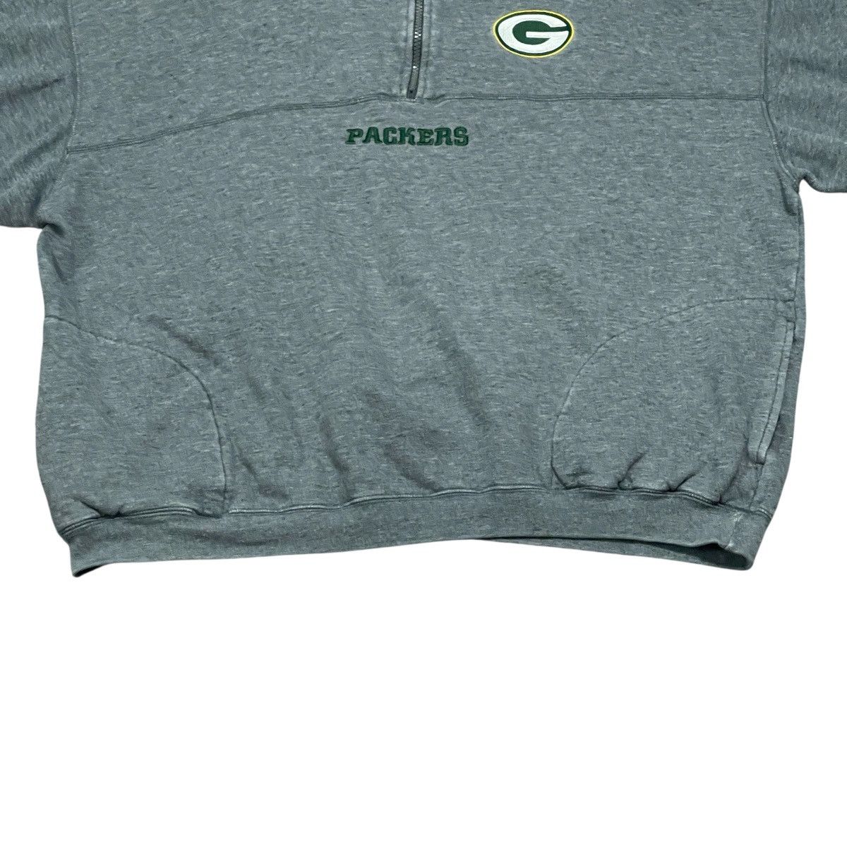 NFL Vintage 90s Green Bay Packers Game Day Half Zip Sweatshirts Size US XL / EU 56 / 4 - 7 Thumbnail