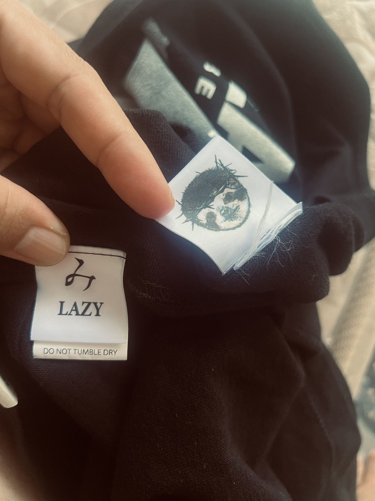 Vintage Lazy God "Benevolence Garden" oversized graphic t-shirt Size US XXL / EU 58 / 5 - 7 Thumbnail