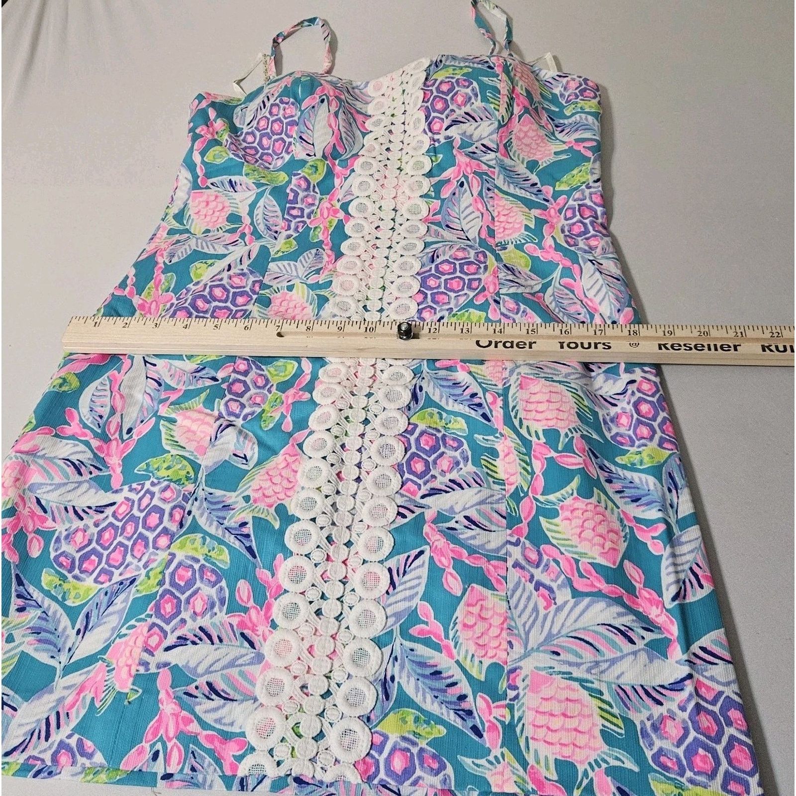 Lilly Pulitzer Lilly Pulitzer Shelli Stretch Dress Pink Floral Womens Sz 8 Size M / US 6-8 / IT 42-44 - 11 Thumbnail
