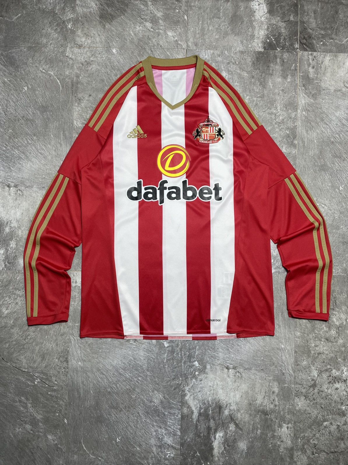 Adidas Adidas Sunderland AFC Vintage 2016 Long Sleeve Jersey Size US M / EU 48-50 / 2 - 1 Thumbnail