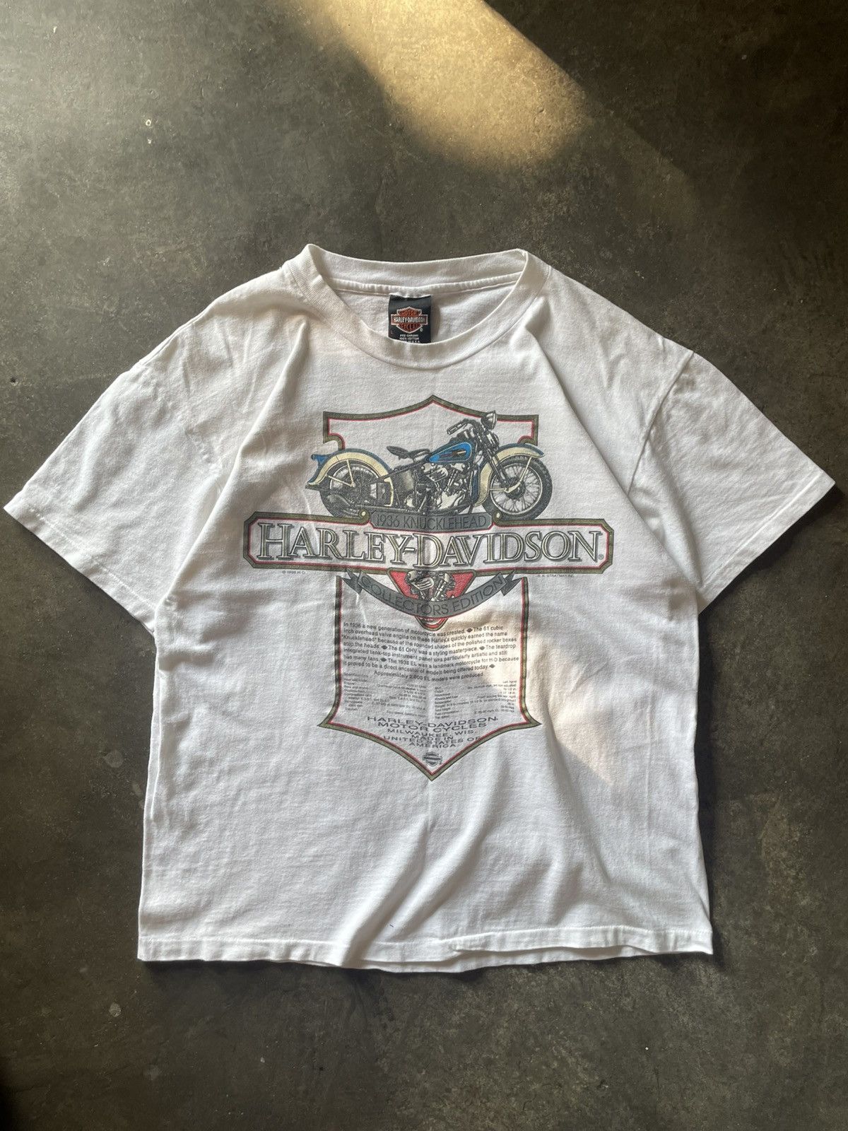 Harley Davidson Harleys davidson t-shirt 90’s Size US L / EU 52-54 / 3 - 1 Thumbnail