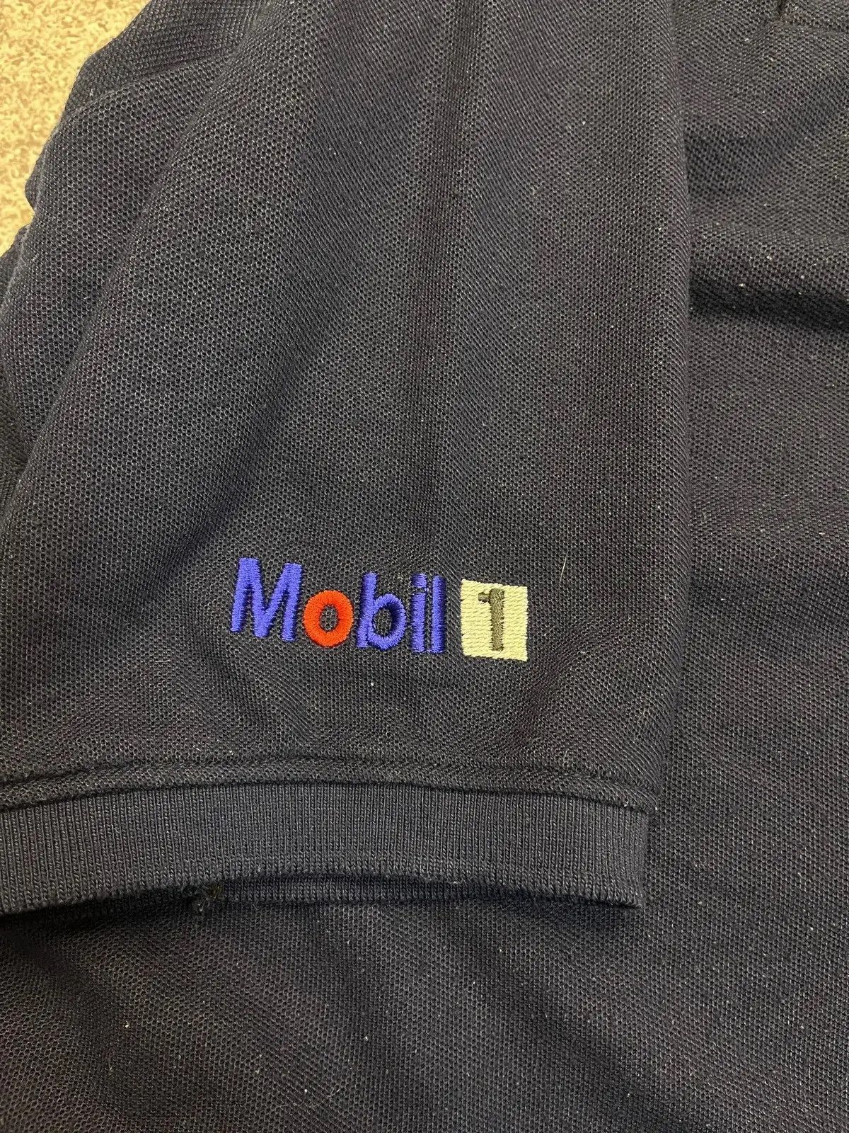 Mercedes-Benz Vintage Mercedes-Benz x Mobil 1 Polo Shirt Racing Team Logo Size US XL / EU 56 / 4 - 6 Thumbnail