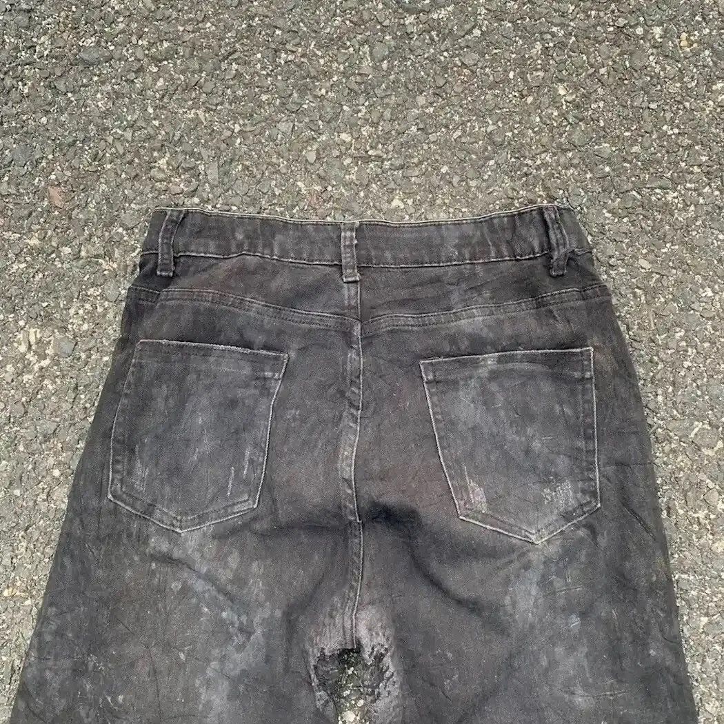 Alexander Wang × Designer × Vintage ALEXANDER WANG TROUSERS STRETCHABLE SPRING WAIST DIRTY FADED Size US 29 - 11 Thumbnail