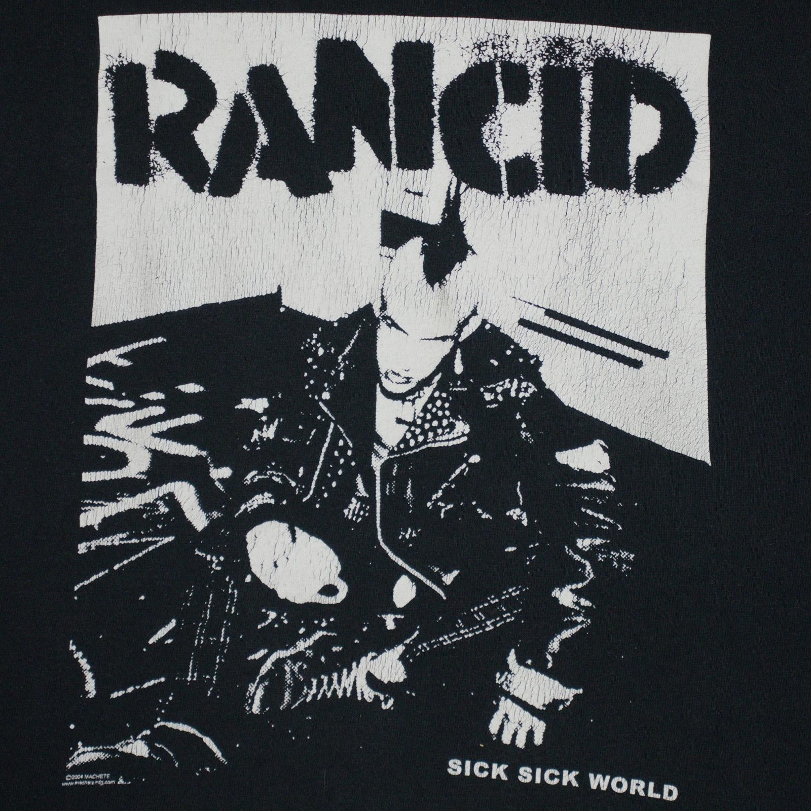 Vintage Rancid Sick Sick World Tee Size US M / EU 48-50 / 2 - 2 Thumbnail