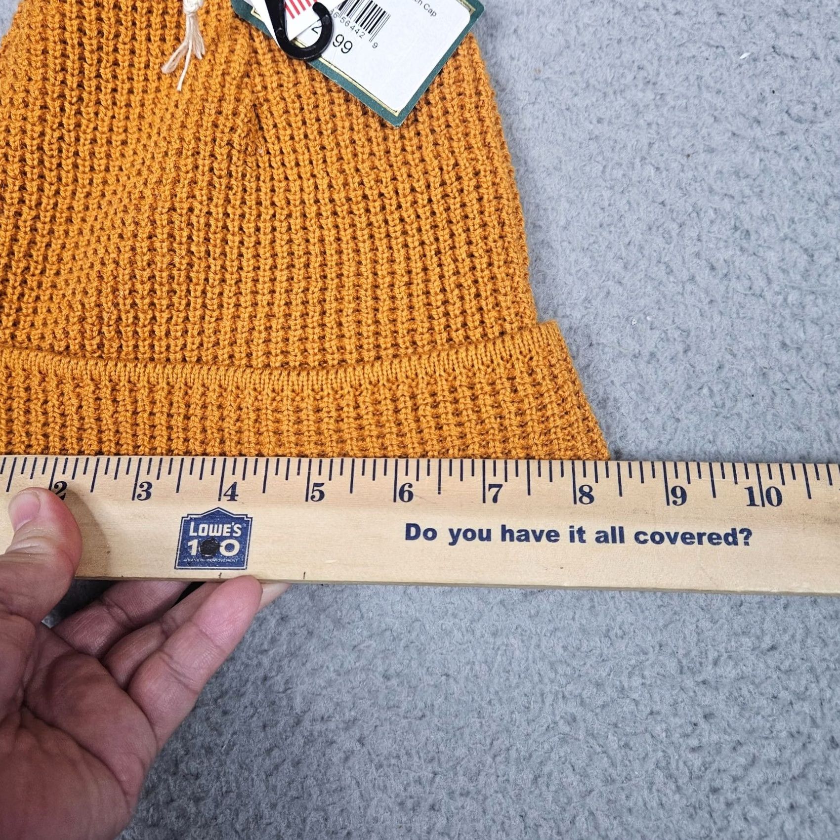 Swatch Legacy92 Waffle Knit Watch Cap Dark Gold Unisex Adult Hat One Size NEW Size ONE SIZE - 5 Thumbnail