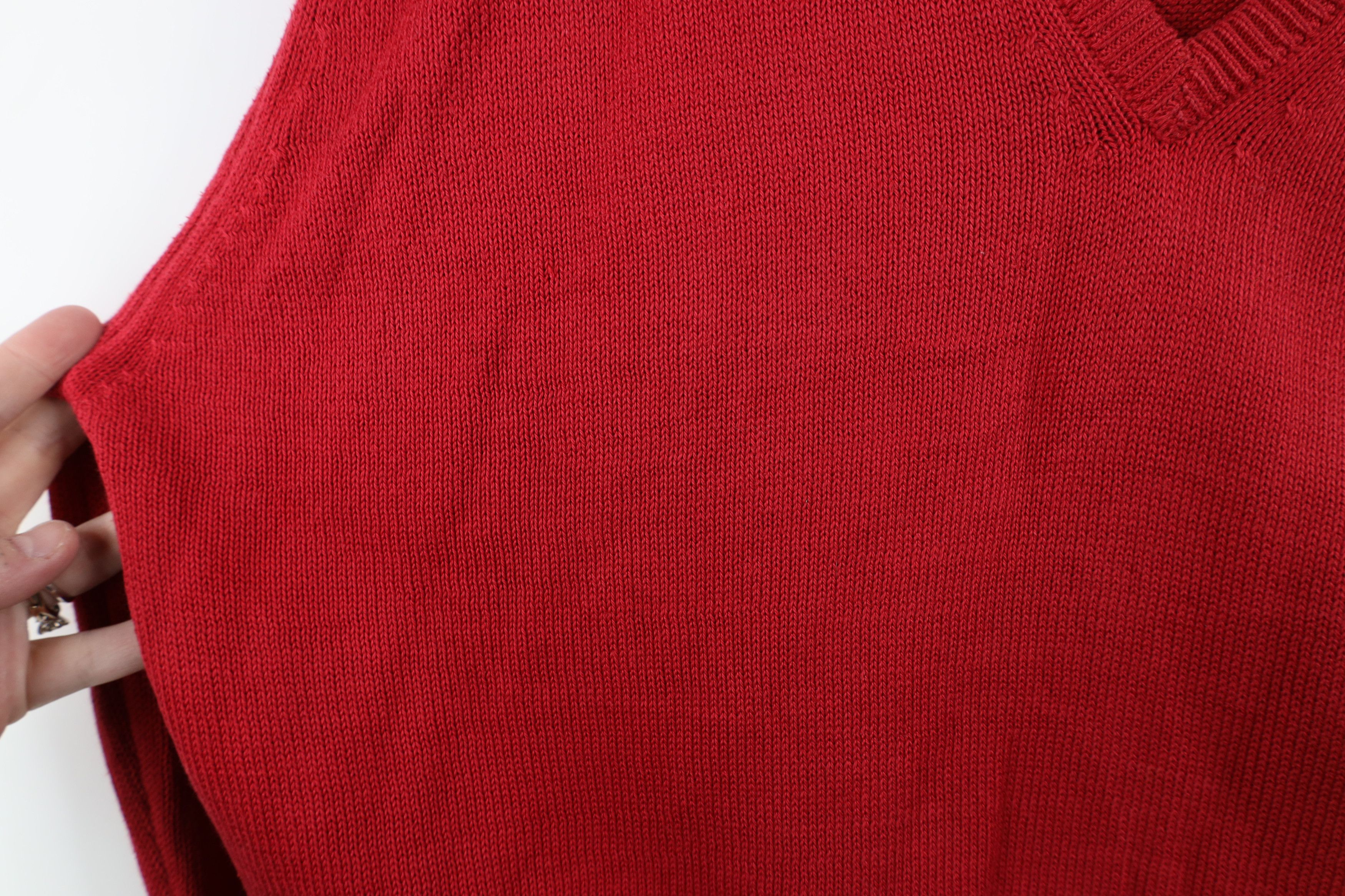 L.L. Bean × Vintage Vintage 90s LL Bean Lightweight V-Neck Sweater Silk Blend Size US L / EU 52-54 / 3 - 4 Thumbnail