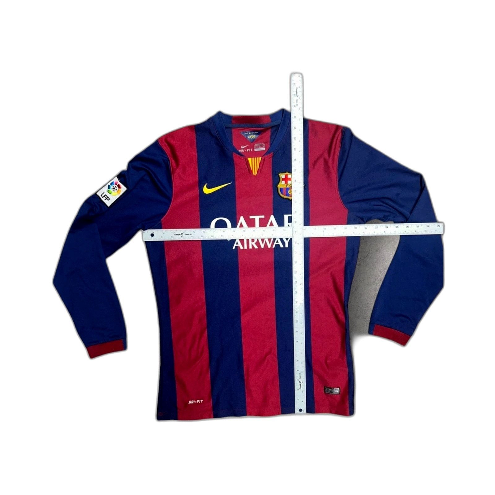 Nike FC Barcelona 2014-2015 Home Long Sleeve Jersey Ornelas #85 V Size US XL / EU 56 / 4 - 4 Thumbnail
