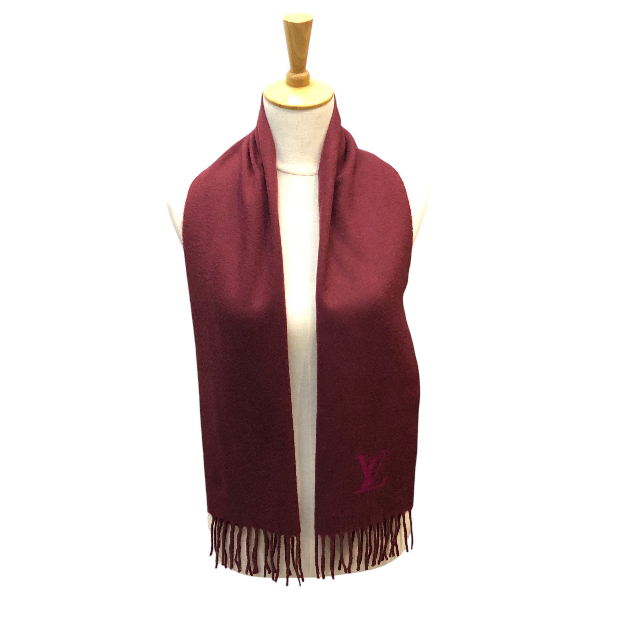 Japanese Brand Louis Vuitton Cashmere Scarf Muffler V2932 Size ONE SIZE - 1 Thumbnail