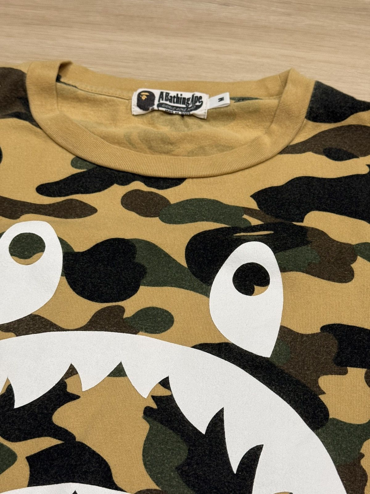 Bape Bape Camo Shark L/S Tee Size US M / EU 48-50 / 2 - 5 Thumbnail
