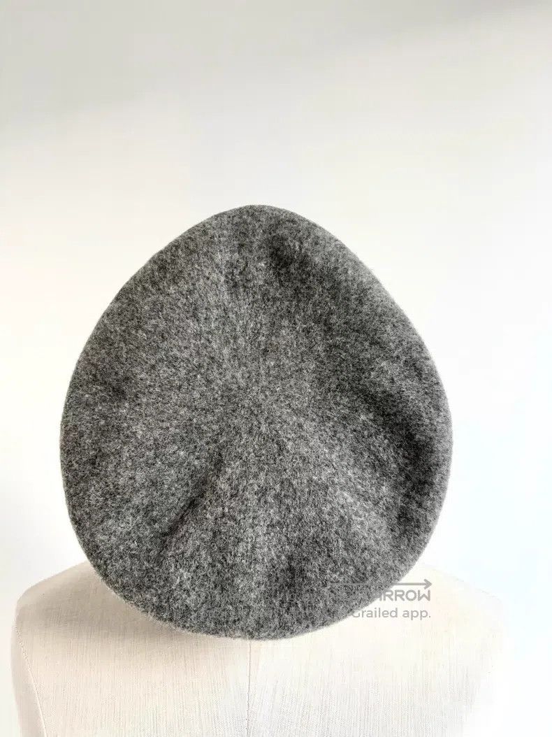 Vivienne Westwood Vivienne Westwood Big Saturn Embroidered Grey Beret Size ONE SIZE - 5 Thumbnail