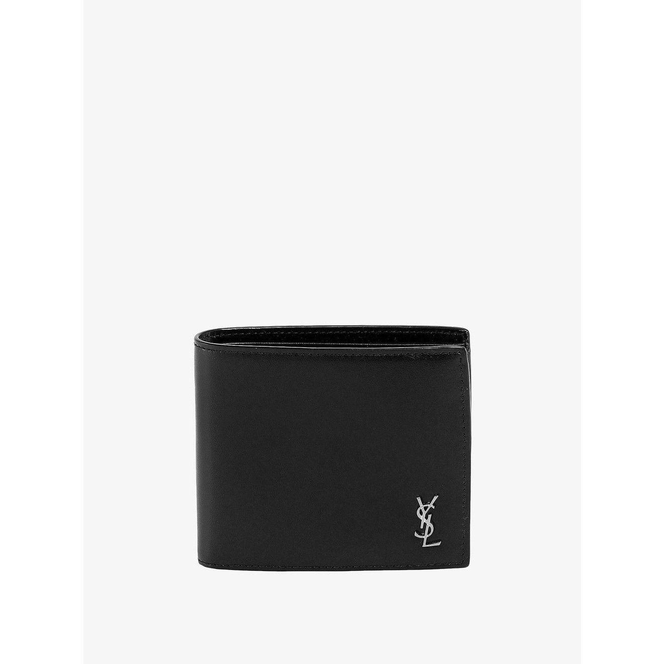 Saint Laurent Paris SAINT LAURENT Tiny Cassandre Black Wallet New & Authentic Size ONE SIZE - 1 Thumbnail