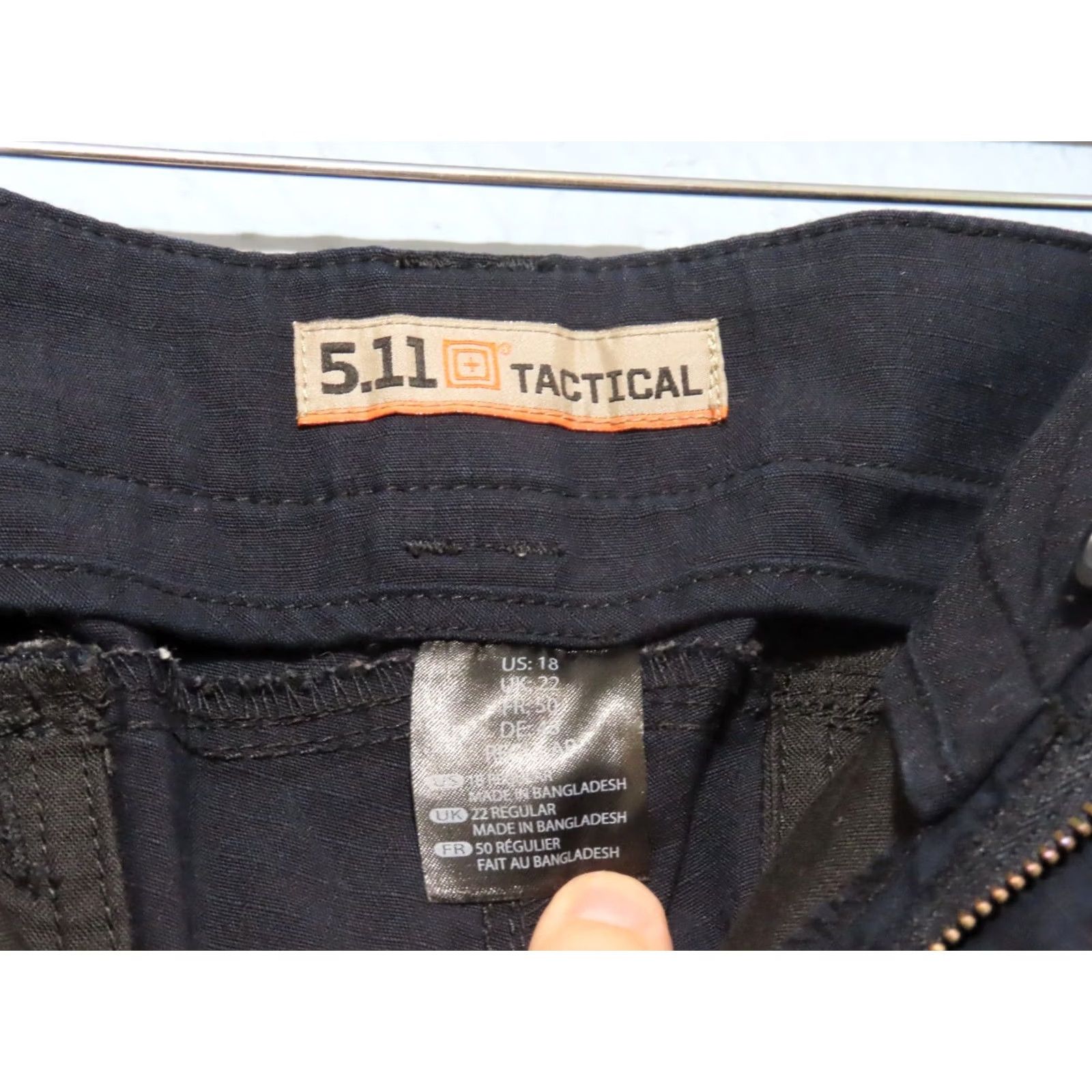 Vintage 5.11 Tactical Women's 18 Stryke Pants 64386 Navy Cargo 38" Waist 30" Inseam Size 40" / US 18 - 7 Thumbnail