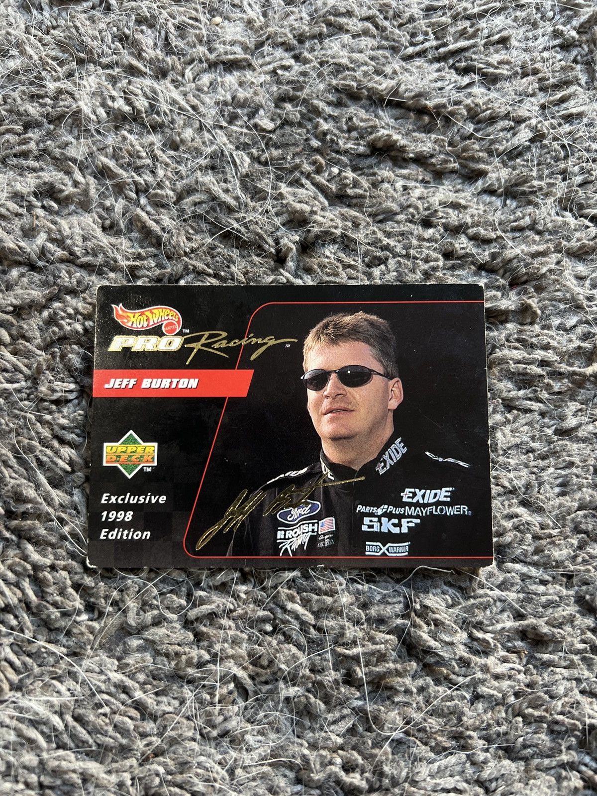 Vintage 1998 Upper Deck #F4 Jeff Burton Card Size ONE SIZE - 1 Thumbnail