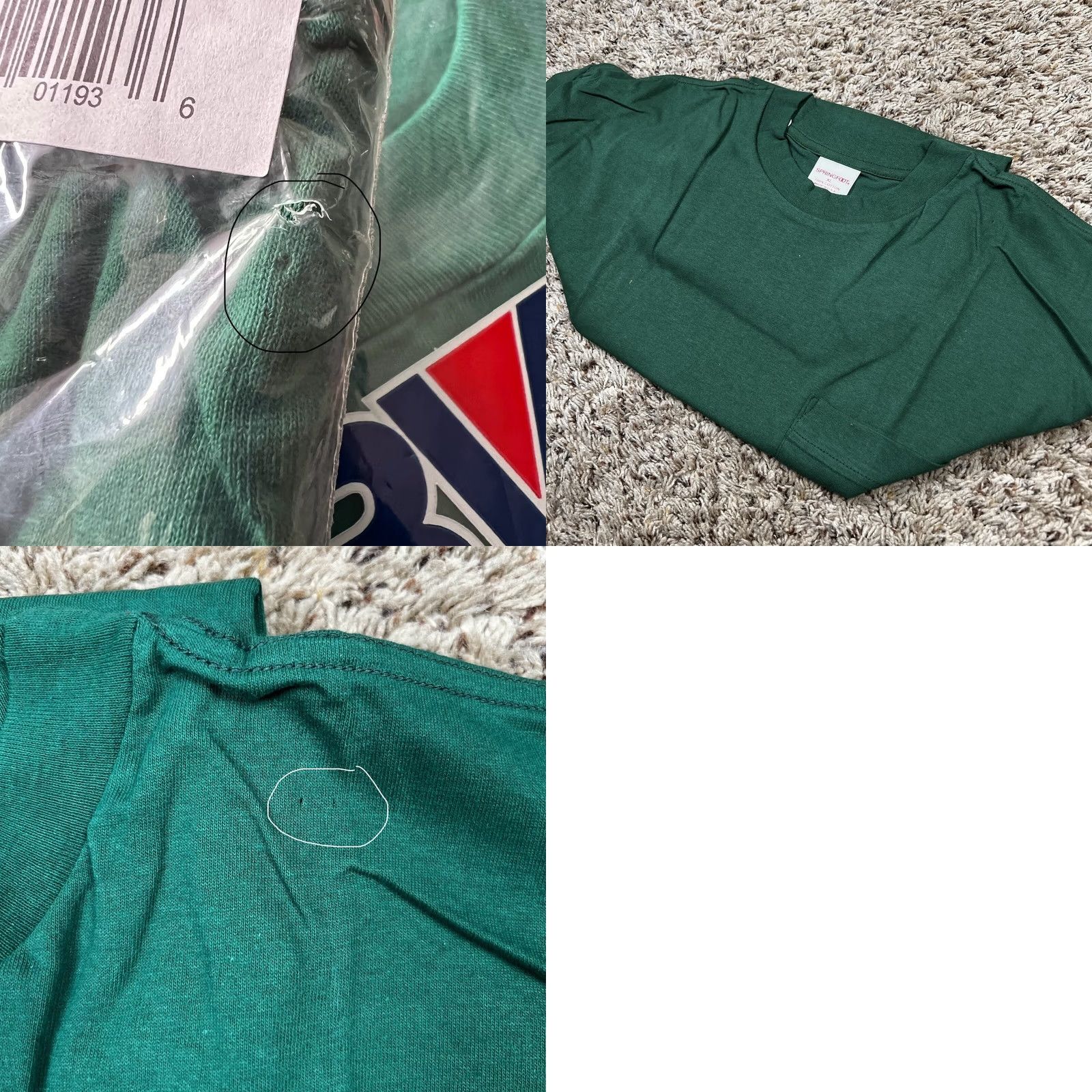 Vintage VINTAGE Springfoot Tank Top T-Shirt Sleeveless Pocket XL Green Men’s 90s 80s Vintage Shirt Shirt Size US XL / EU 56 / 4 - 8 Thumbnail