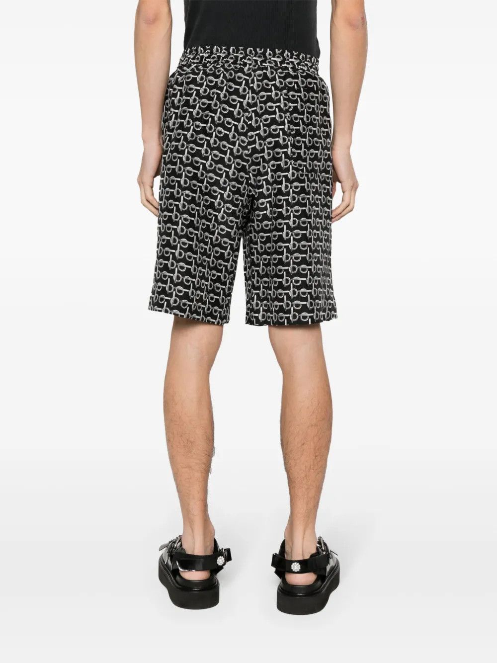 Burberry o1y0426 Short in Black/Silver Size US 30 / EU 46 - 3 Thumbnail