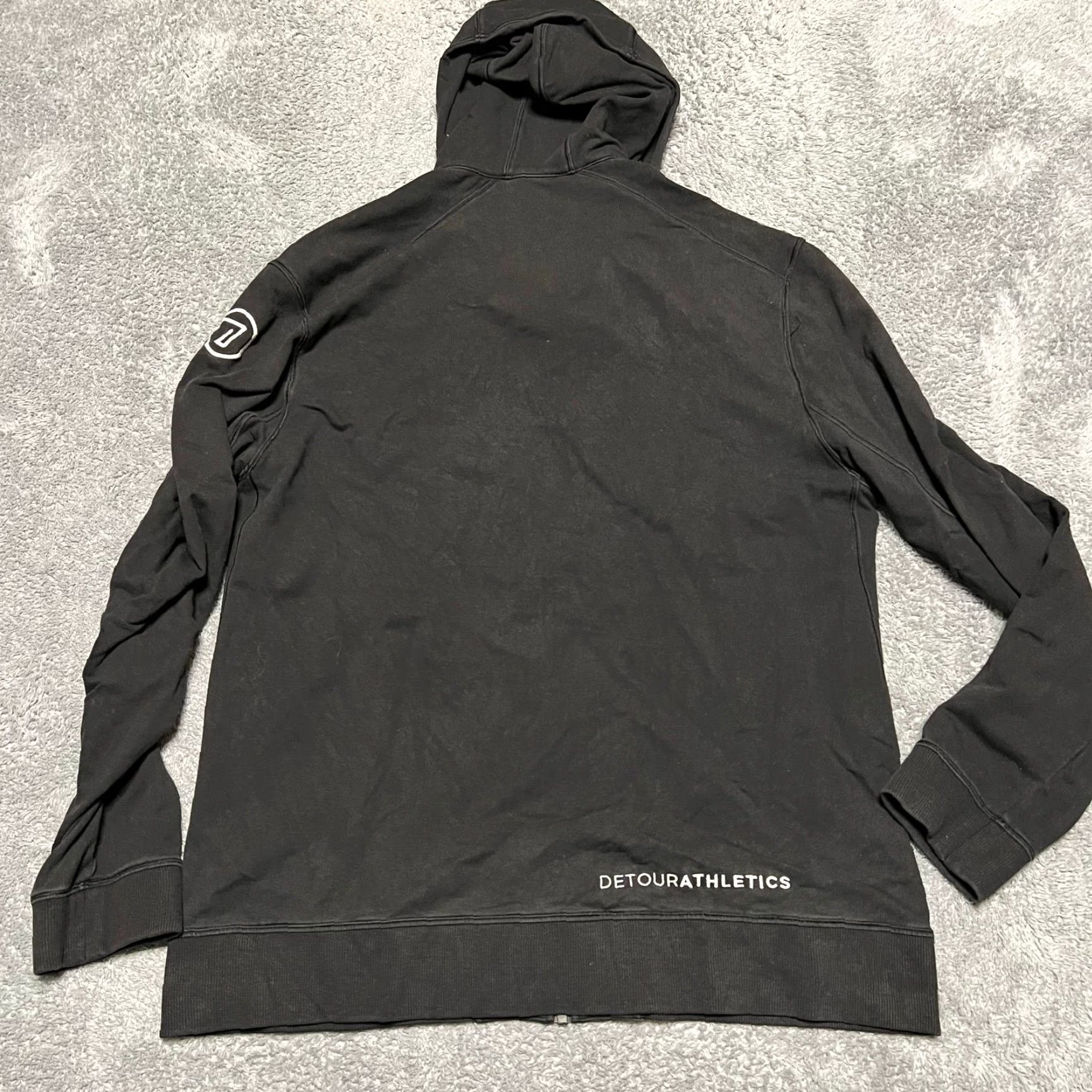 Lululemon Lululemon License To Train Hoodie Mens XL Black Full Zip Stretch Size US XL / EU 56 / 4 - 3 Thumbnail