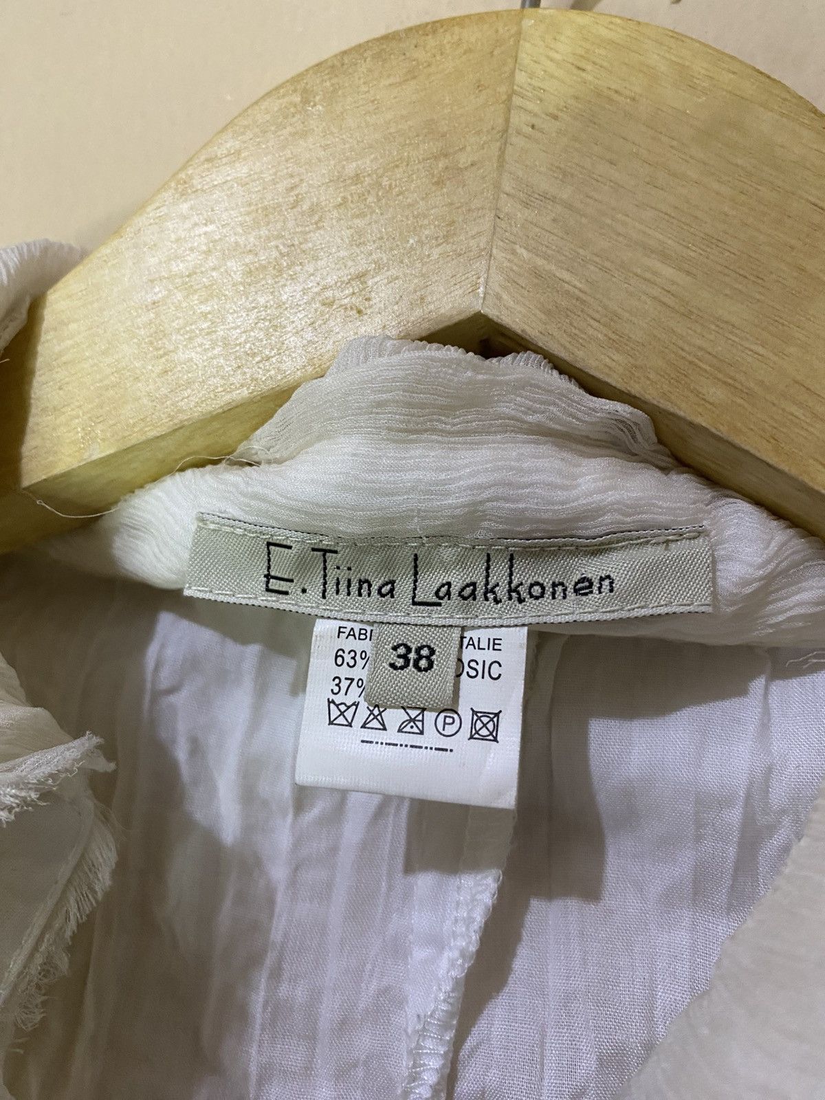 Japanese Brand 2000s Gothic Style by Tiina Laakkonen Italy Blouse Size XS / US 0-2 / IT 36-38 - 7 Thumbnail