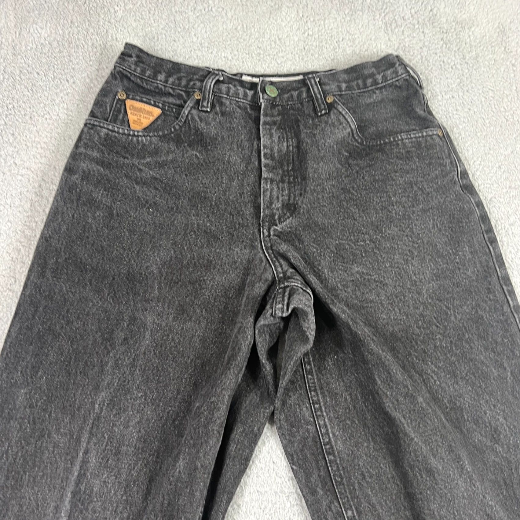 Vintage VINTAGE OshKosh B'gosh Jeans 32x32 Black Denim Straight Leg Mens Size US 32 / EU 48 - 2 Thumbnail