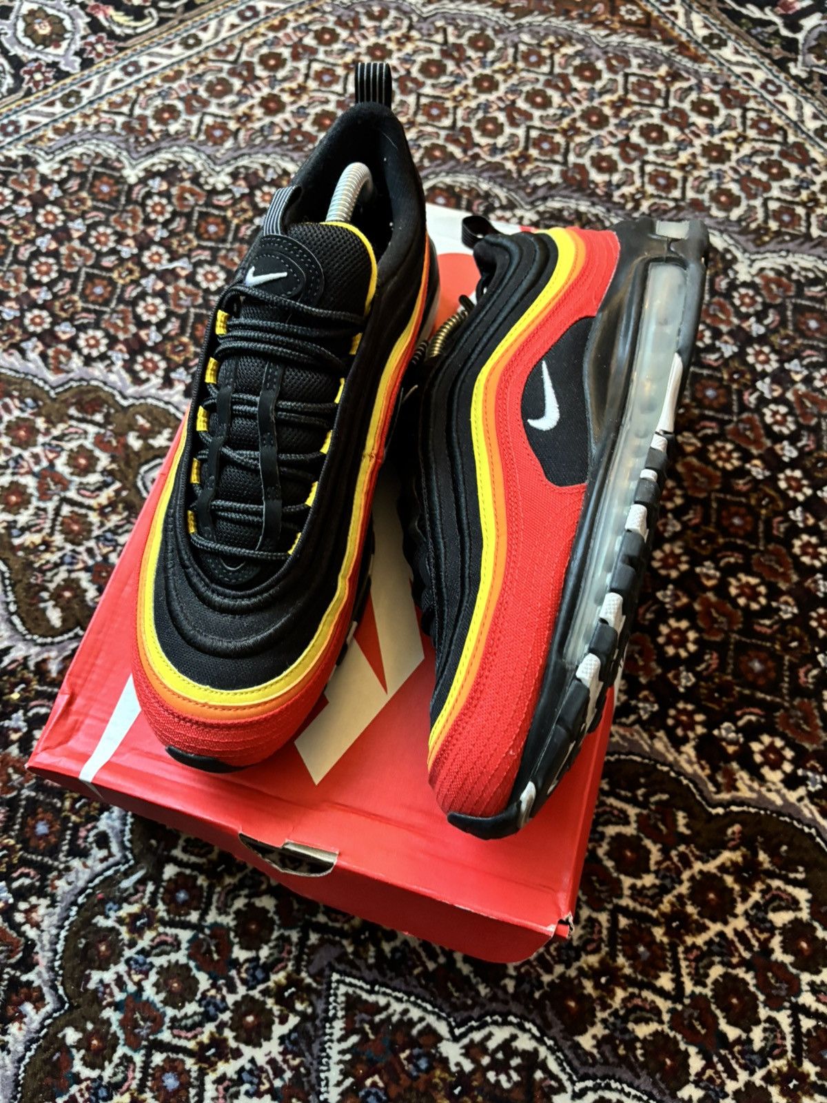 Nike Nike Air Max 97 — Black/Red/Yellow (“Undefeated Vibes”) Size US 8.5 / EU 41-42 - 1 Thumbnail
