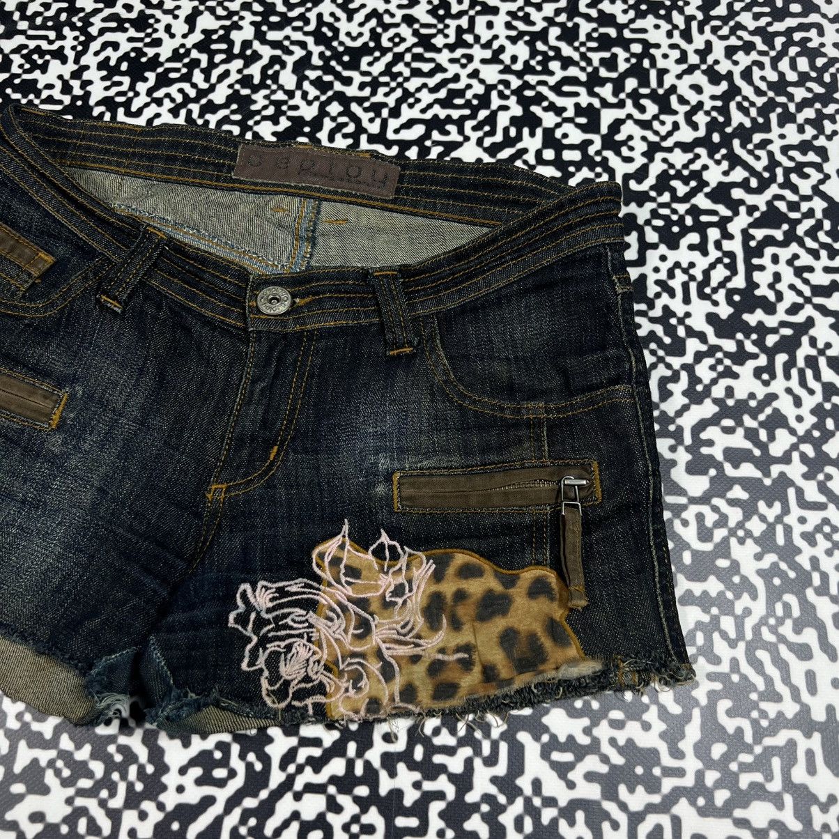 Japanese Brand Vintage Y2K Deplay Japanese Style Leopard Print Sexy Shorts Size 28" / US 6 / IT 42 - 8 Thumbnail