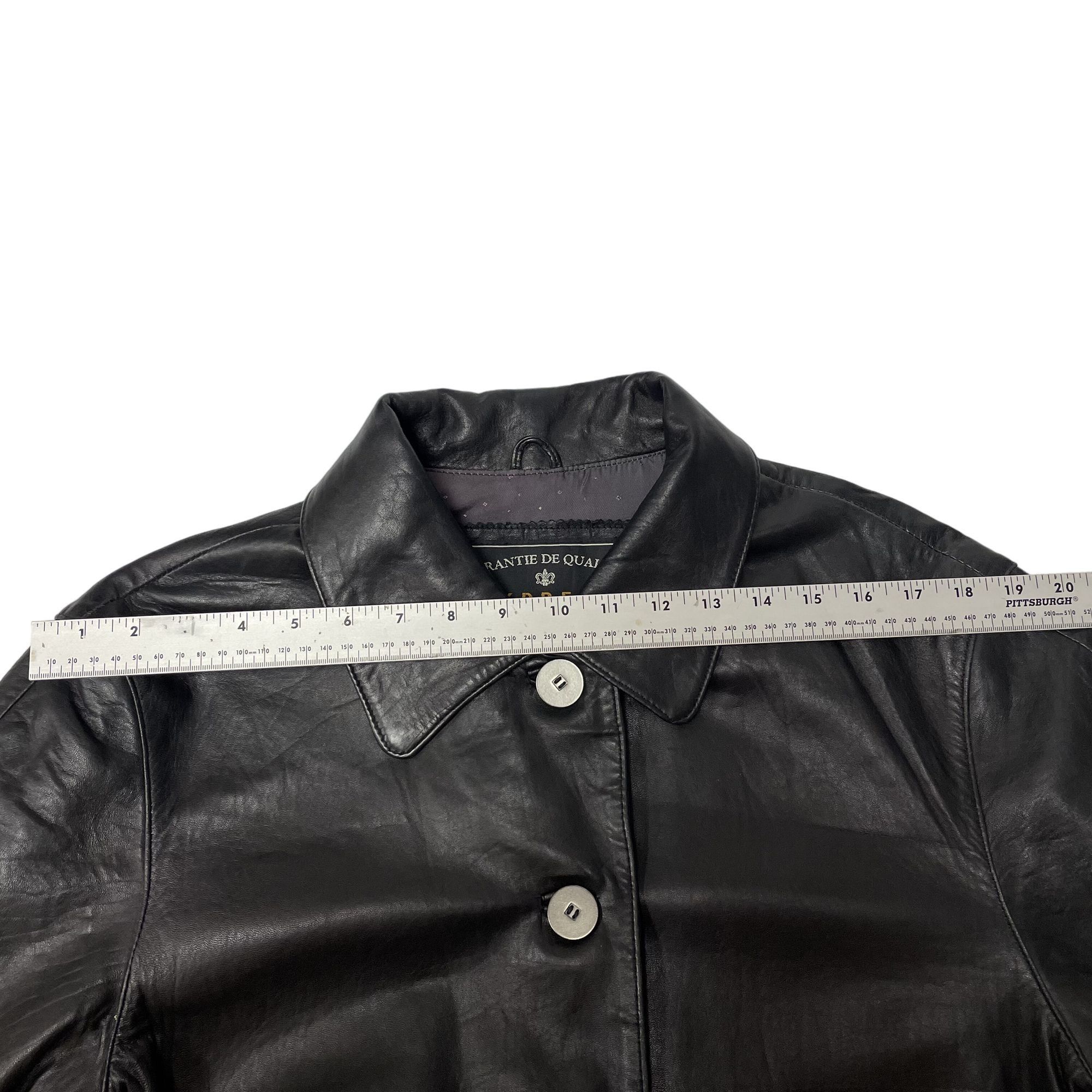 Express Vtg Express Black GLOVE Leather Btn Coat Thinsulate Jacket Size S / US 4 / IT 40 - 9 Thumbnail