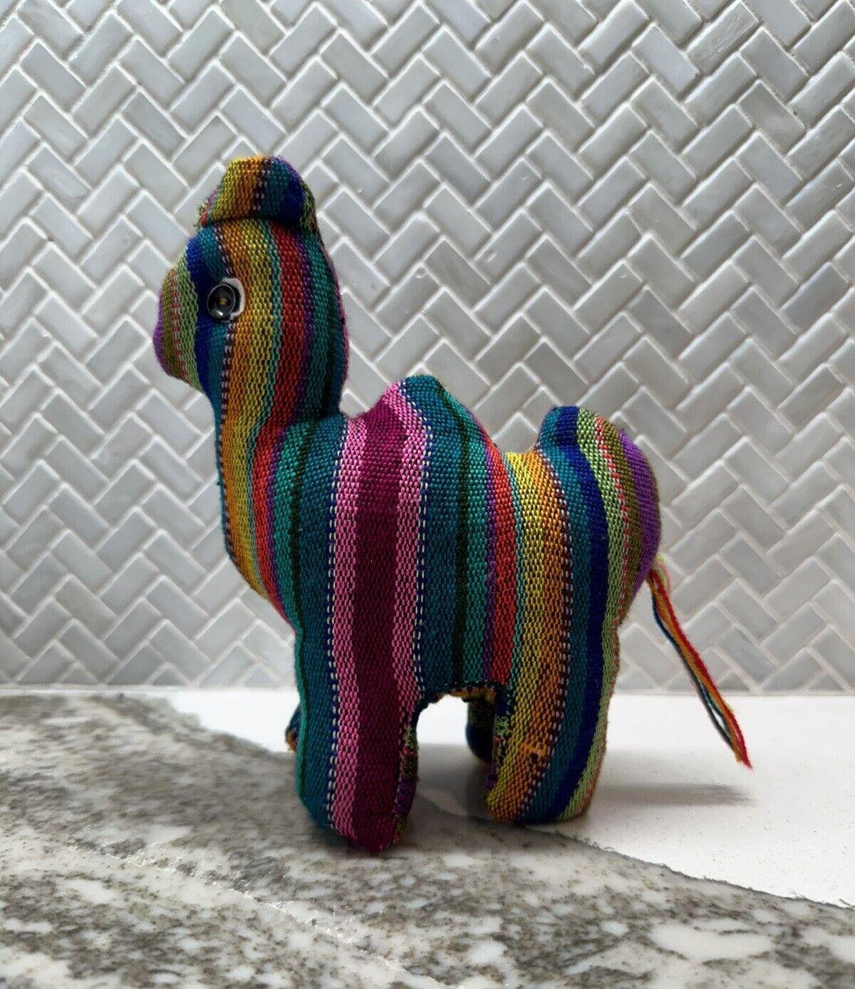 Handmade Handmade Guatemalen / Salvadorian Stuffed Camel Toy Striped Size ONE SIZE - 1 Thumbnail