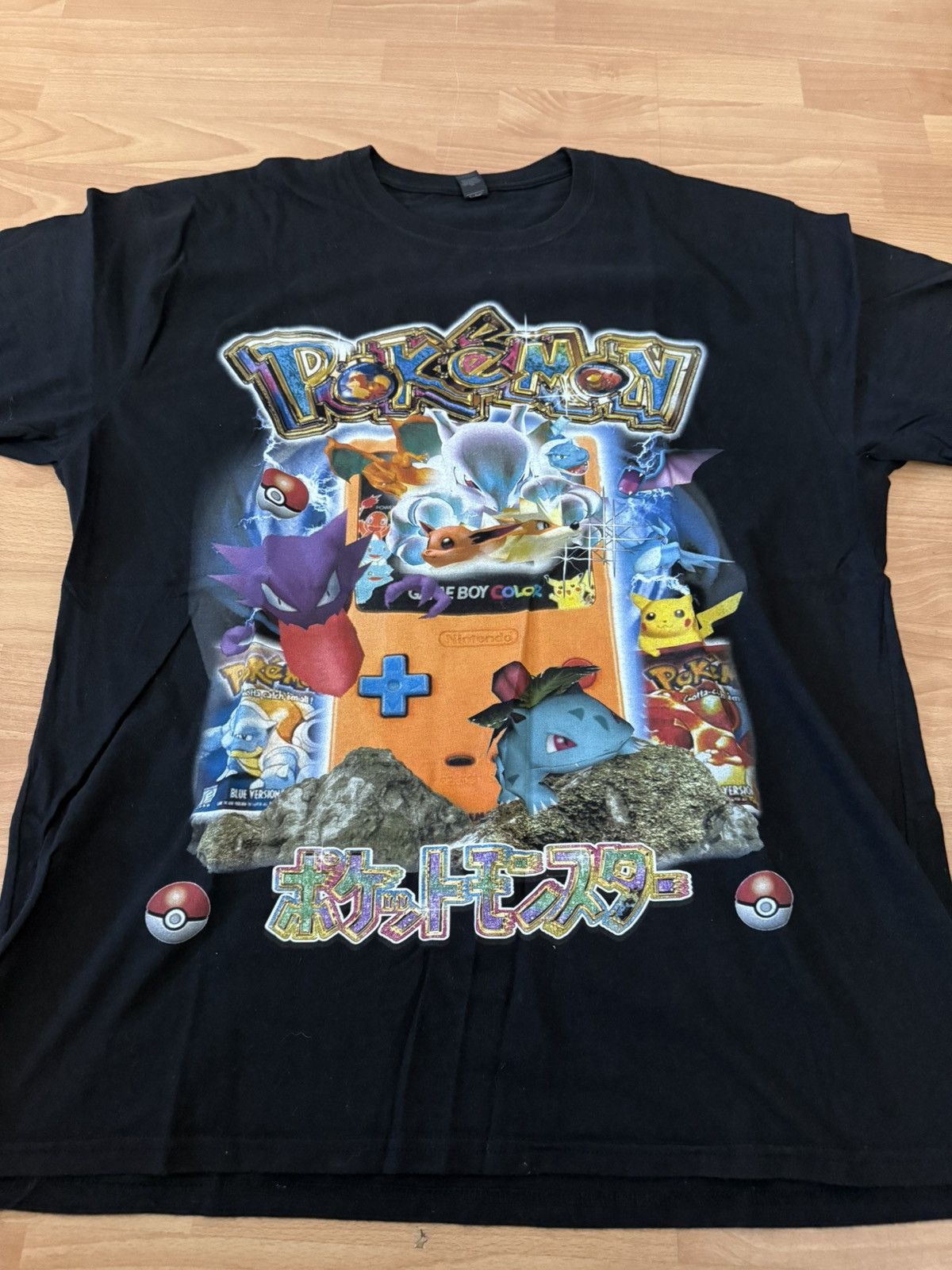 Other DBRUZE Pokemon Gameboy Color Black T Shirt Sz XL SUPER RARE Size US XL / EU 56 / 4 - 2 Thumbnail