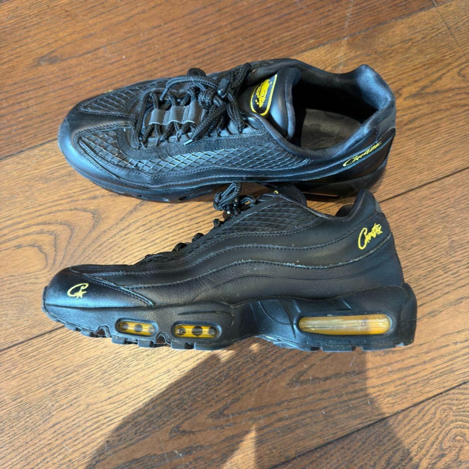 Nike Nike air max 95 corteiz crtz honey blacks black/yellow uk11 Size US 12 / EU 45 - 2 Thumbnail