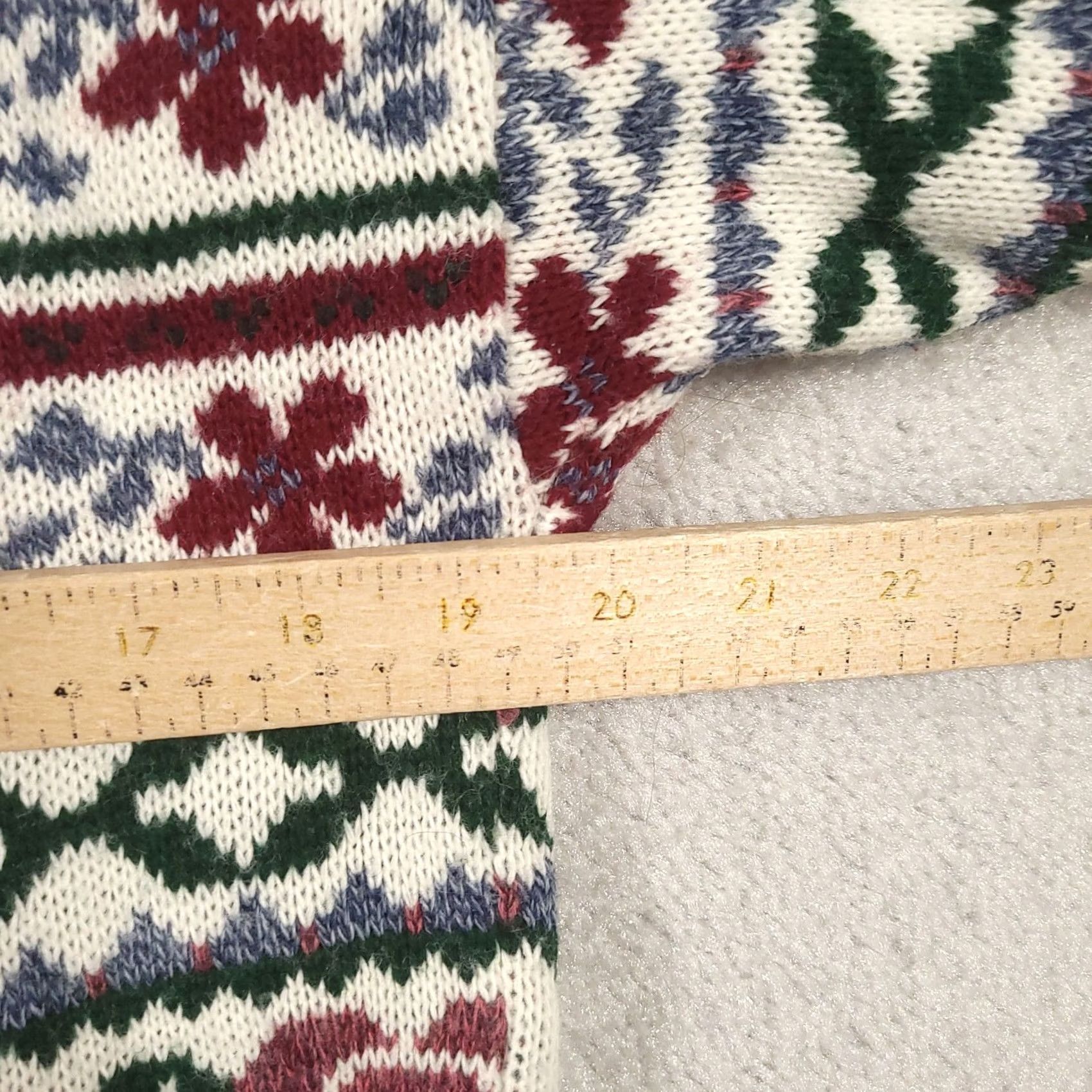 Vintage VINTAGE Carriage Court Floral Sweater Women Medium Knit Pullover Cottagecore 80s Crew Neck Long Sleeve All Seasons White Regular Womens Size M / US 6-8 / IT 42-44 - 4 Thumbnail